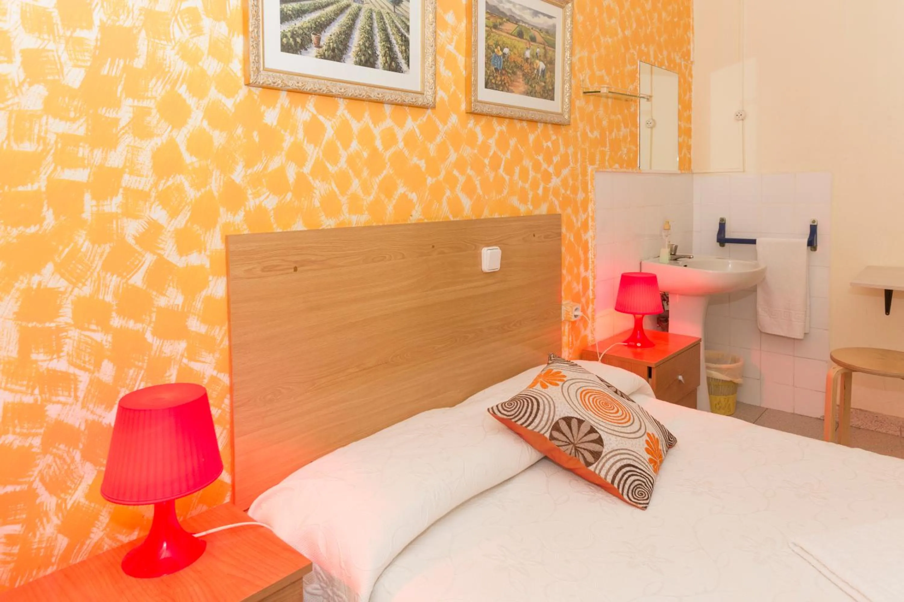 Decorative detail in Pensión Dani