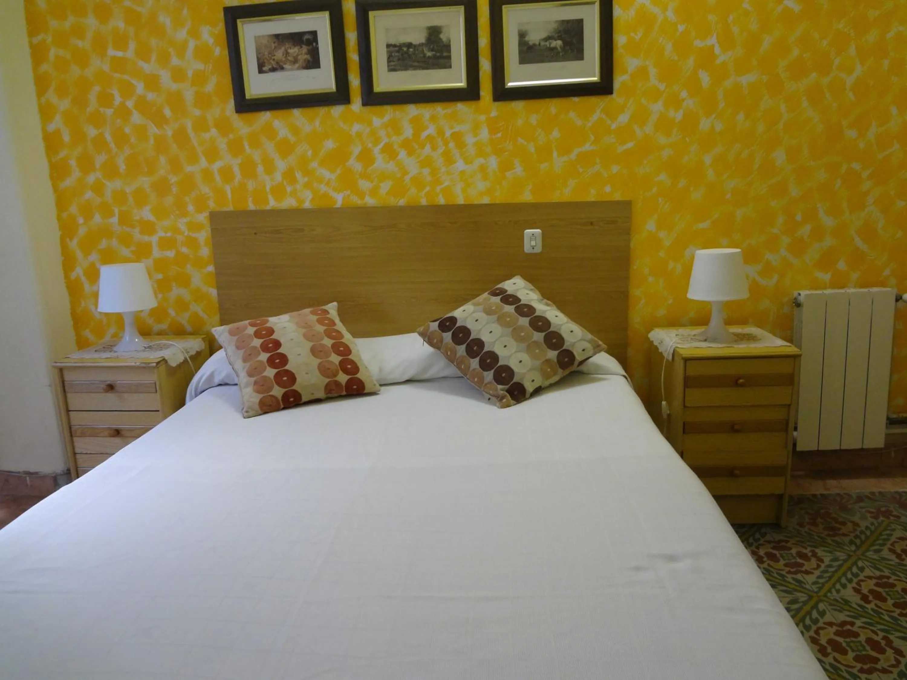 Bed in Pensión Dani