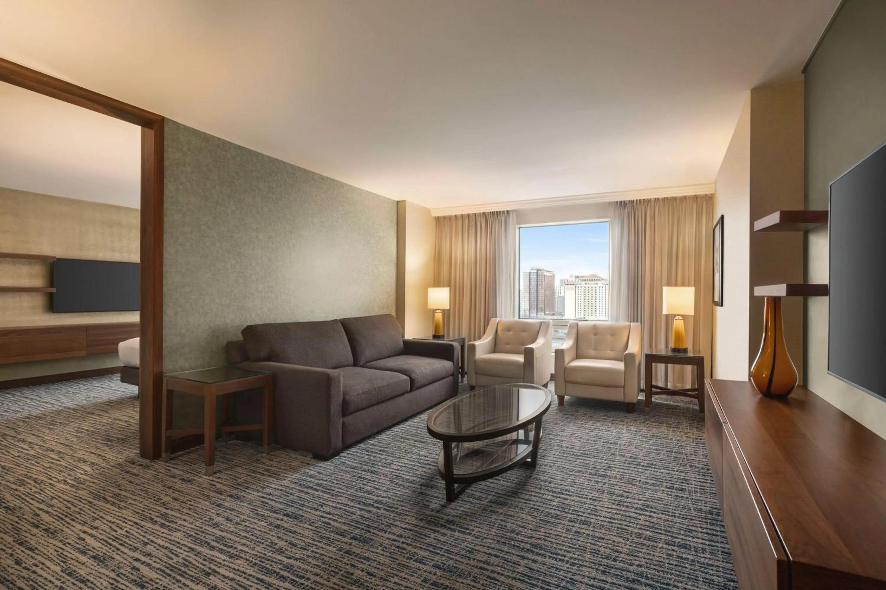 Living room in Hilton Tampa Downtown