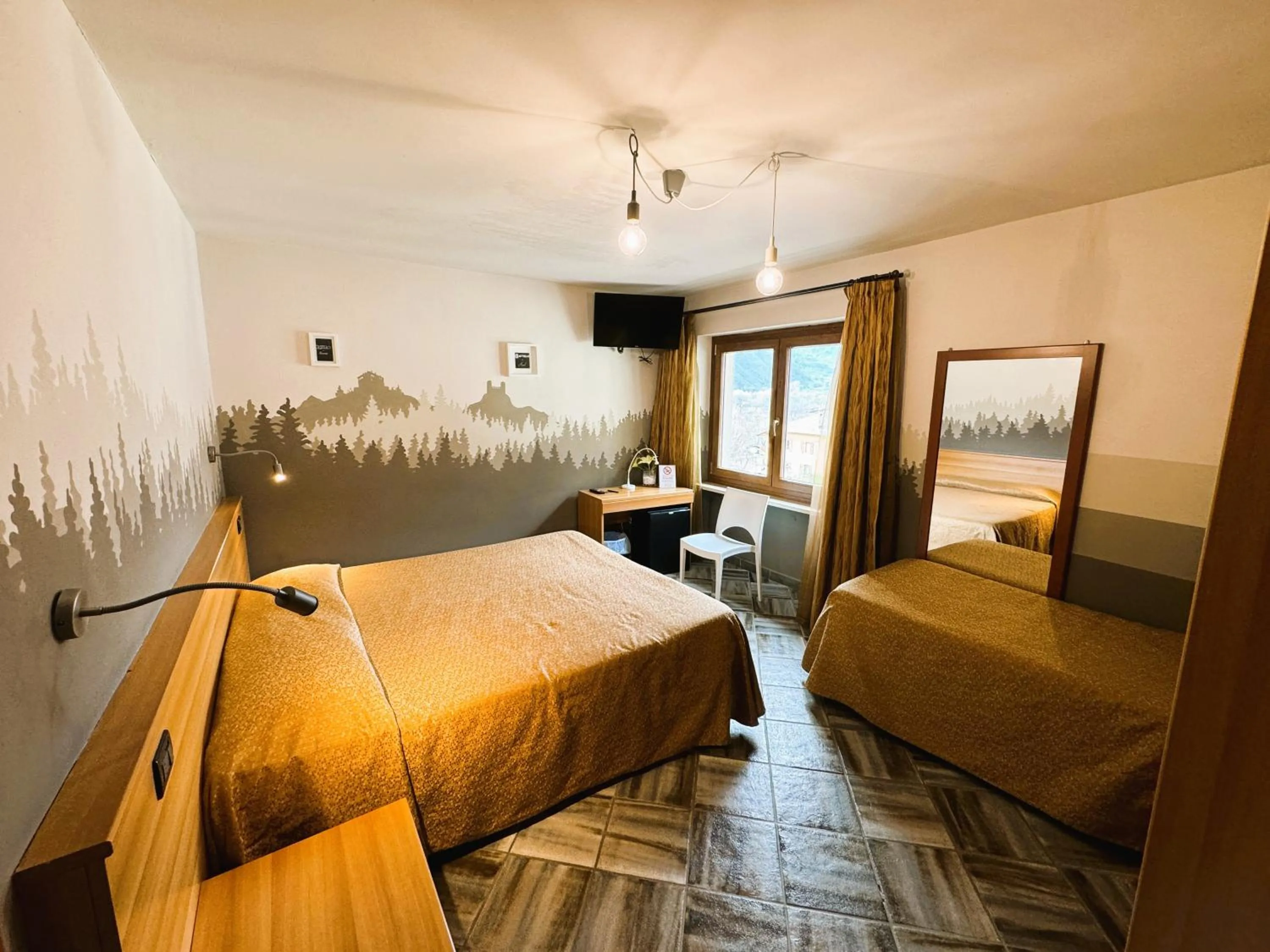 Bed in Hotel&Restaurant Armanac de Toubïe