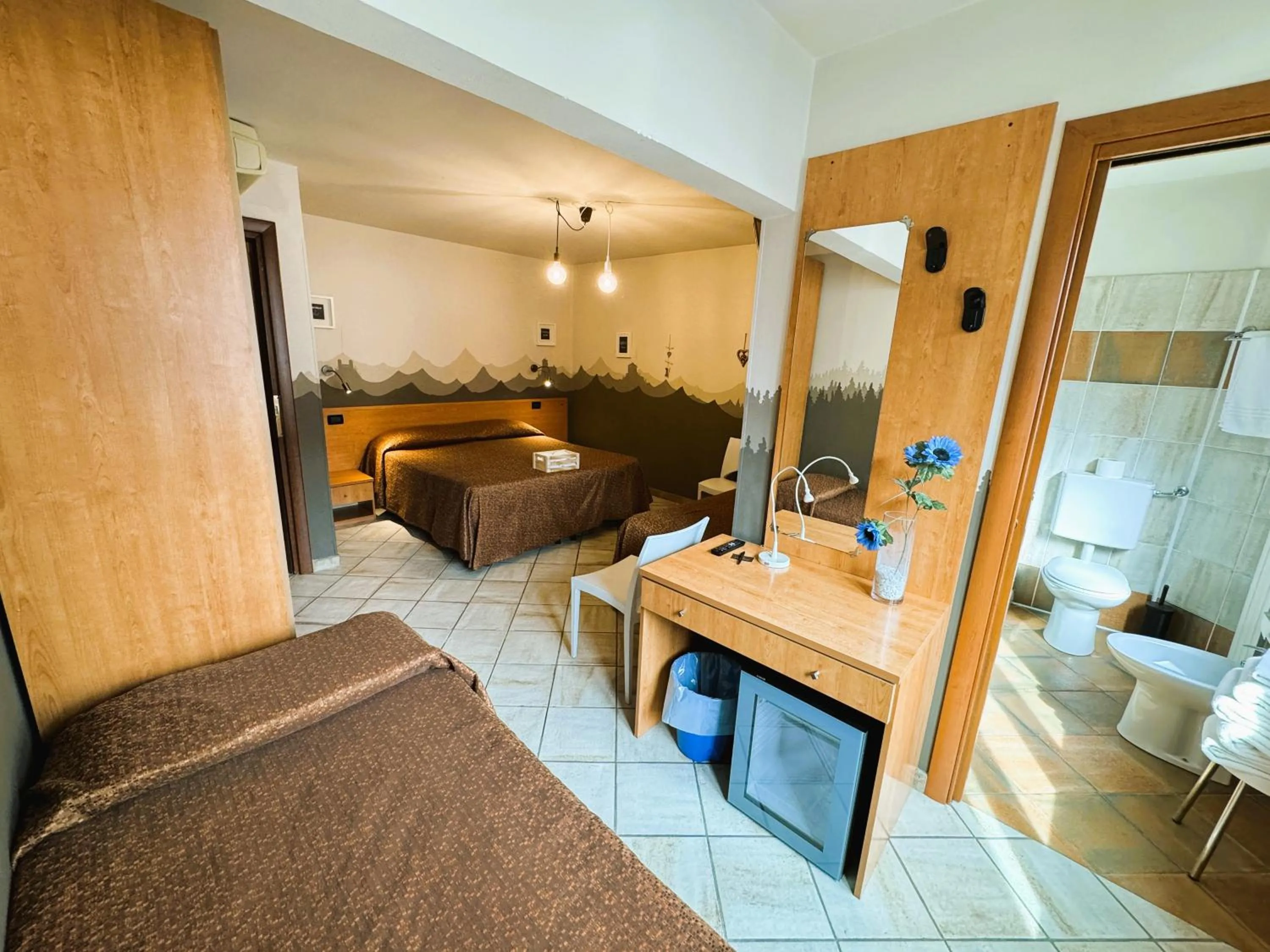 Bed in Hotel&Restaurant Armanac de Toubïe