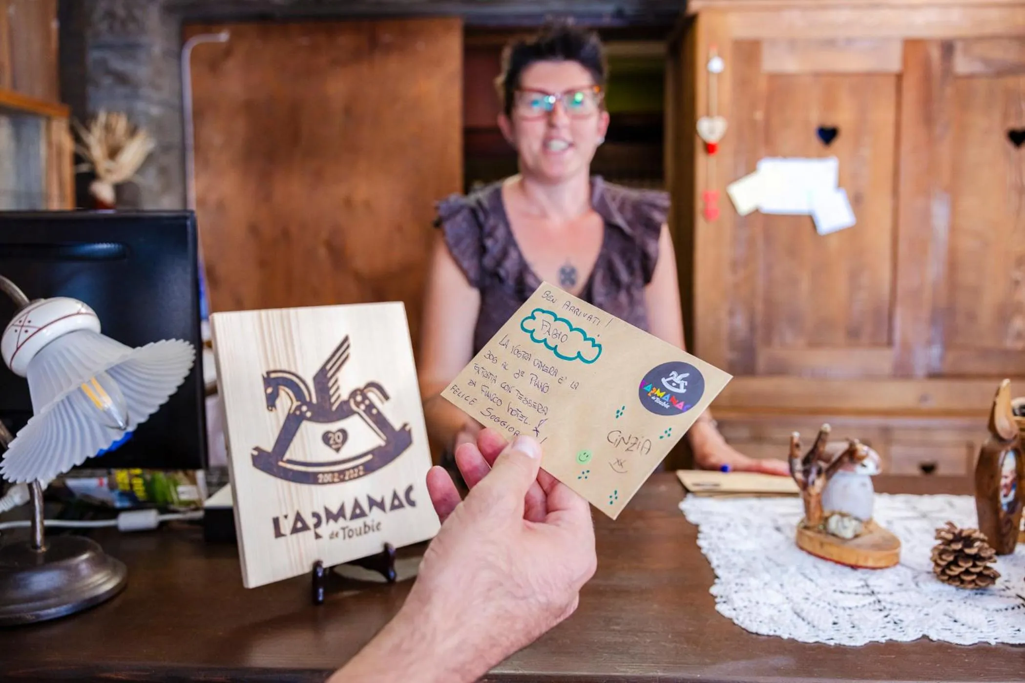 Lobby or reception in Hotel&Restaurant Armanac de Toubïe