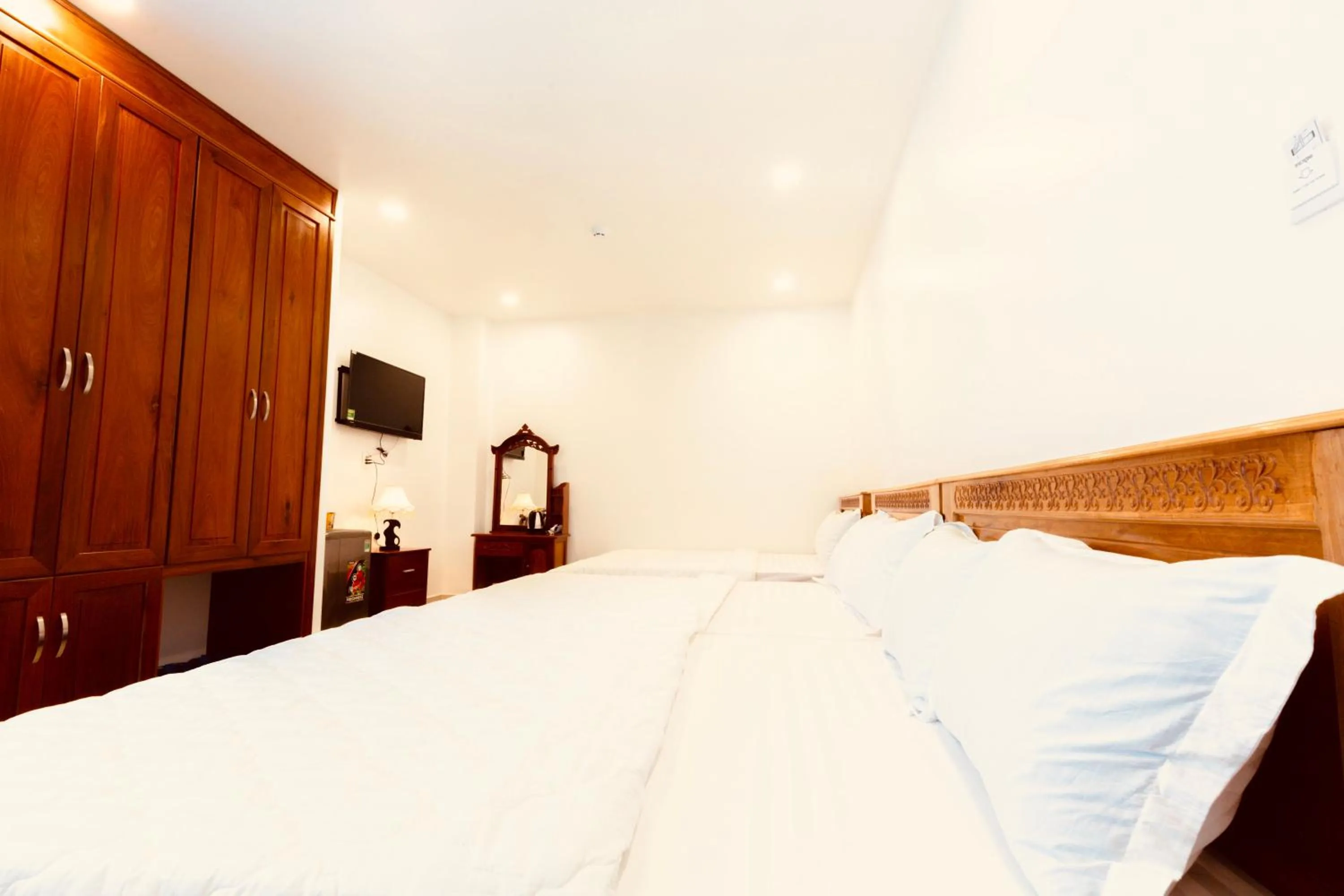 Bed in Khách sạn Tuyết Hiển