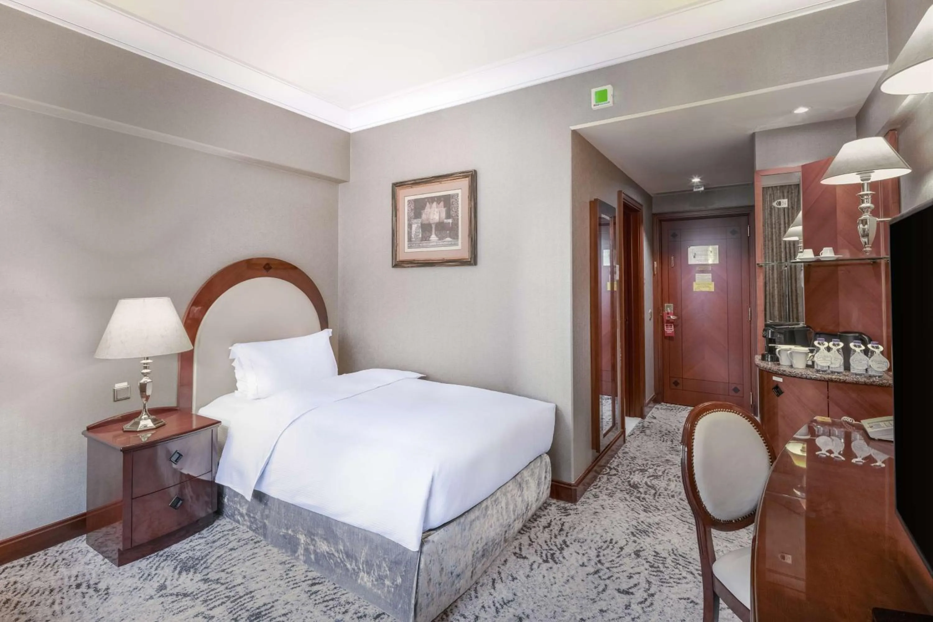 Bed in Madinah Hilton Hotel