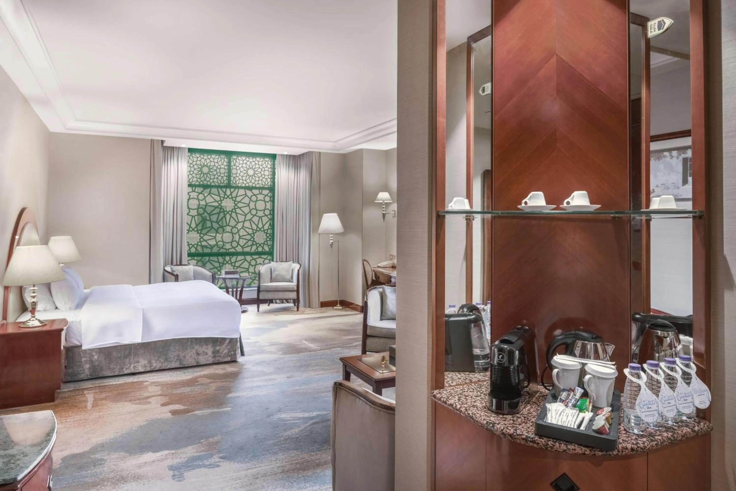 Bed in Madinah Hilton Hotel