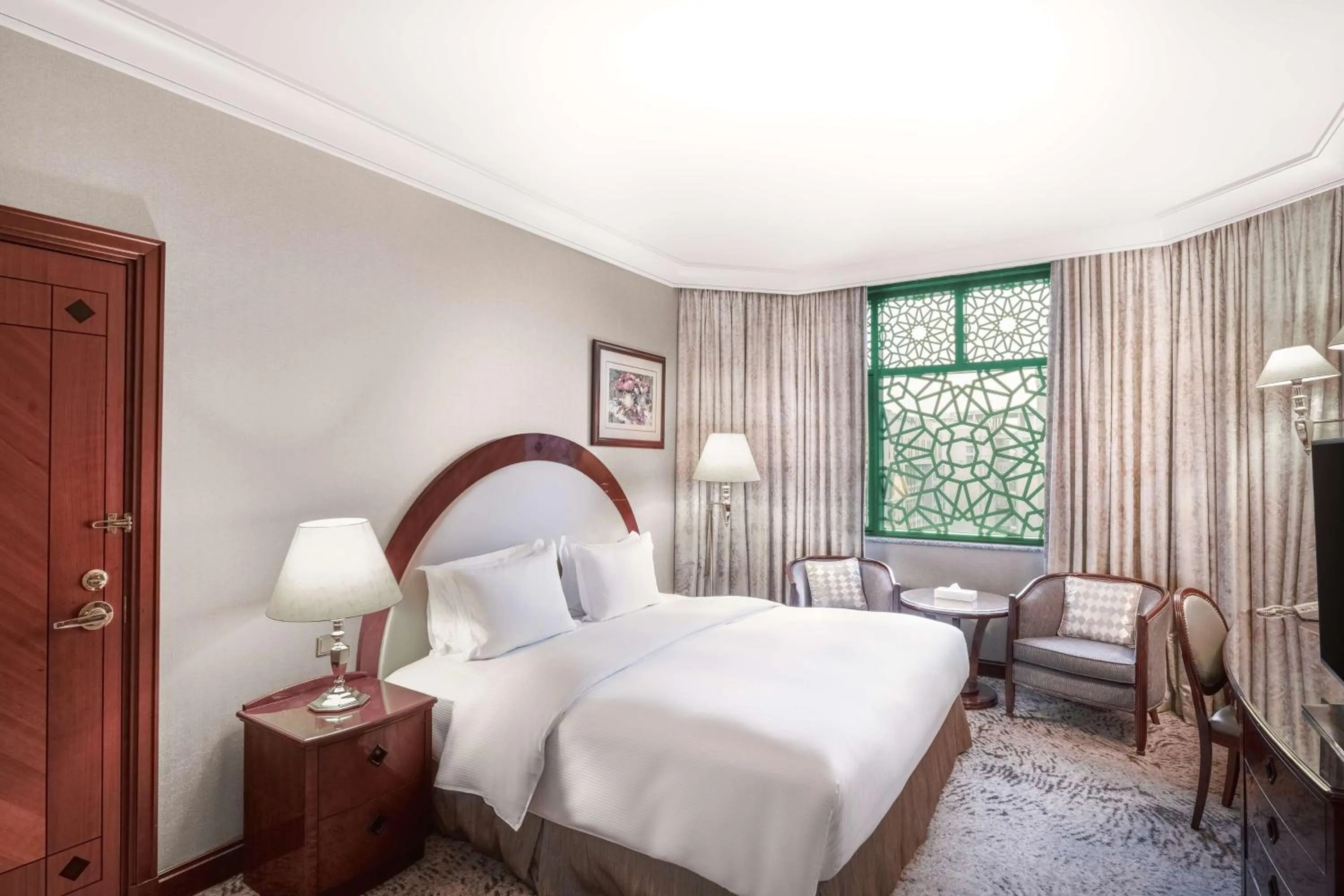 Bed in Madinah Hilton Hotel