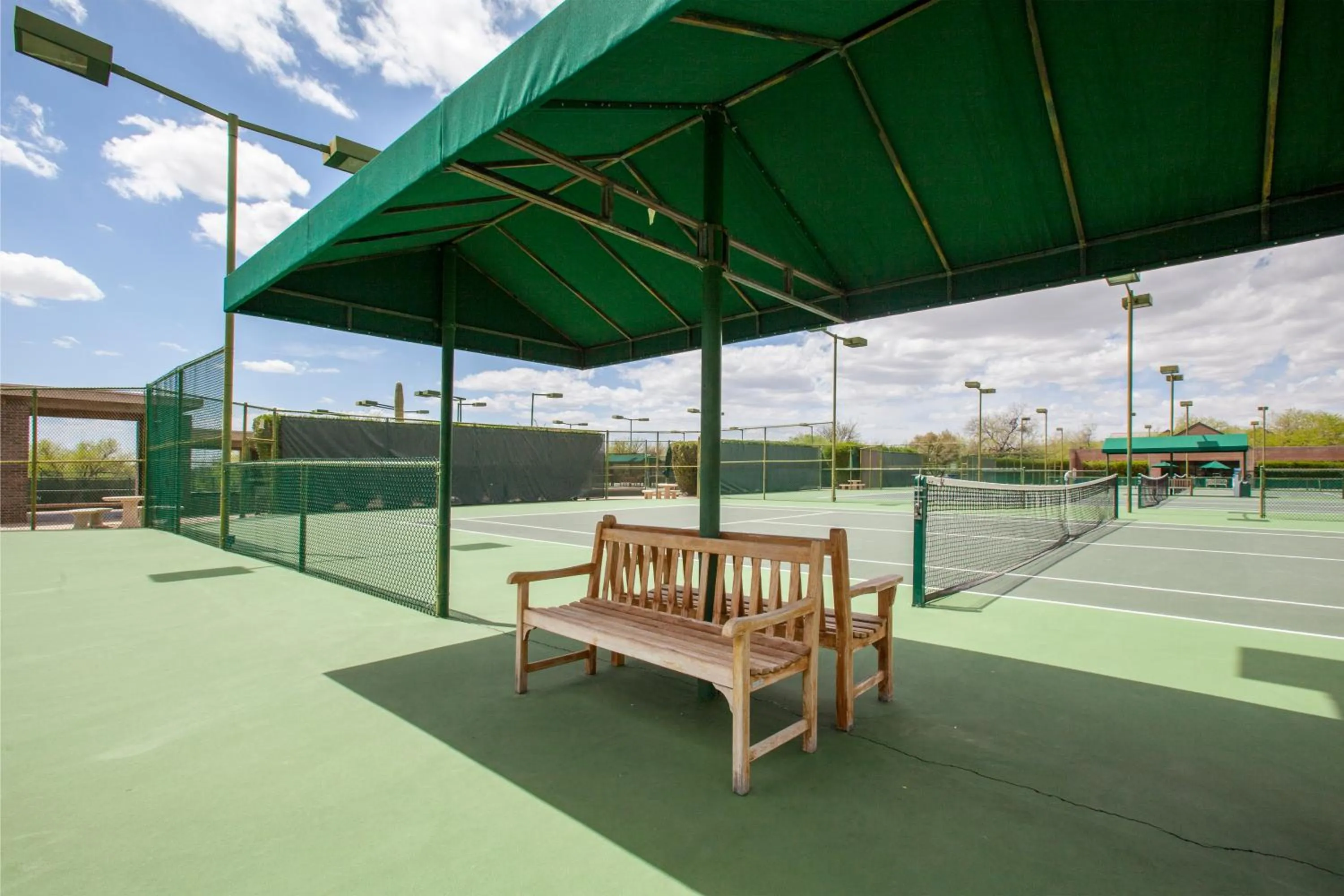 Tennis court in Ventana Canyon Club and Lodge