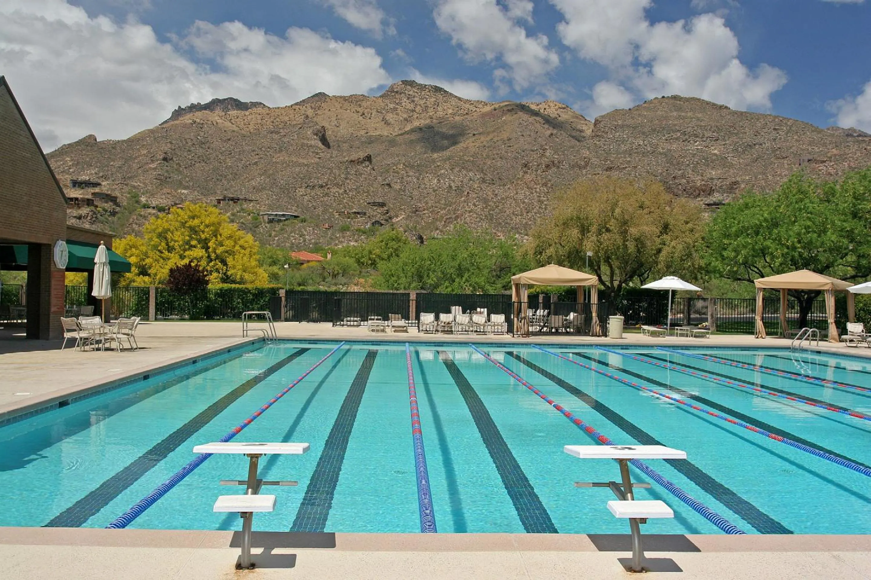 Pool view in Ventana Canyon Club and Lodge