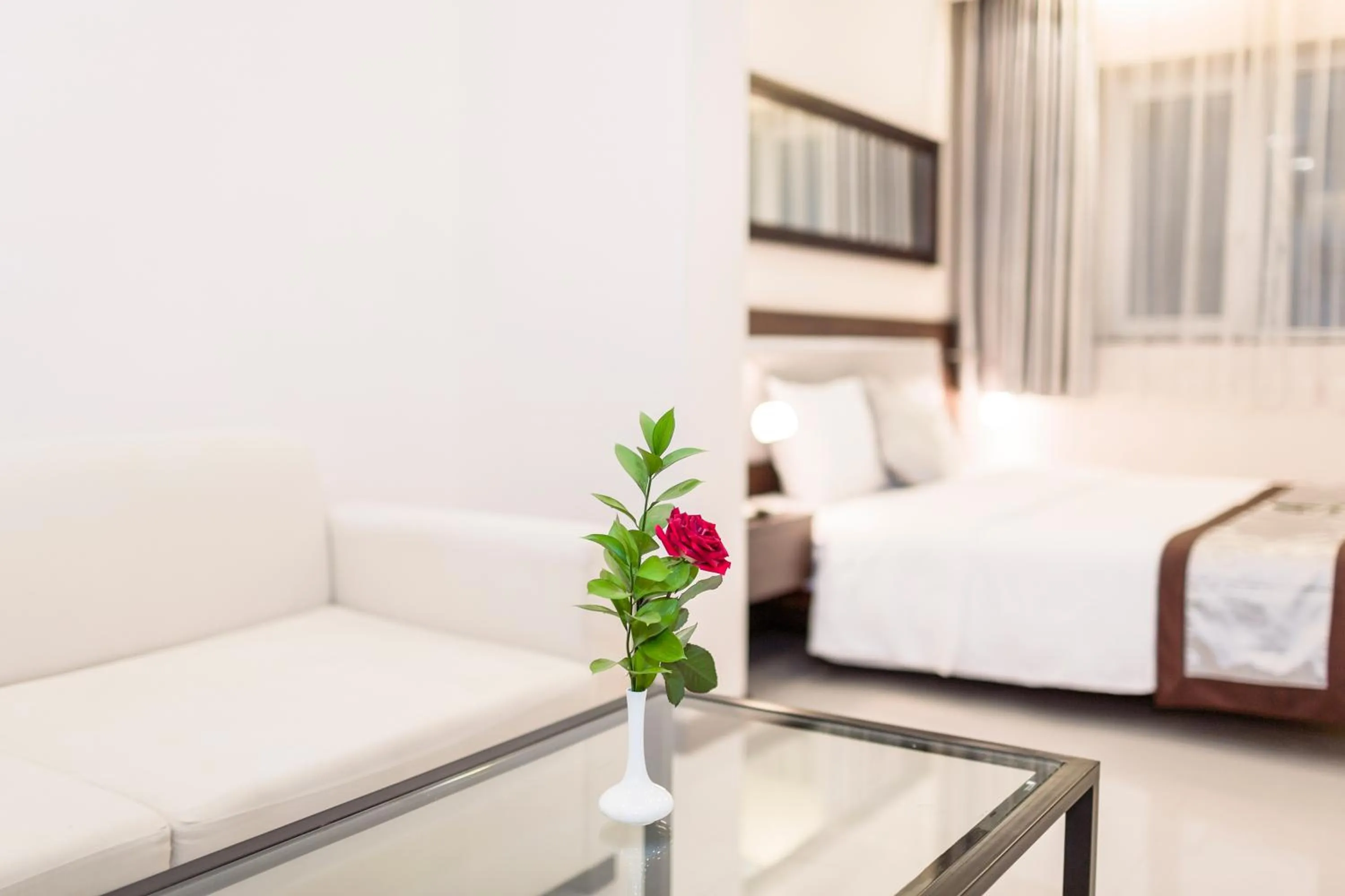 Living room in Hong Ha Hotel