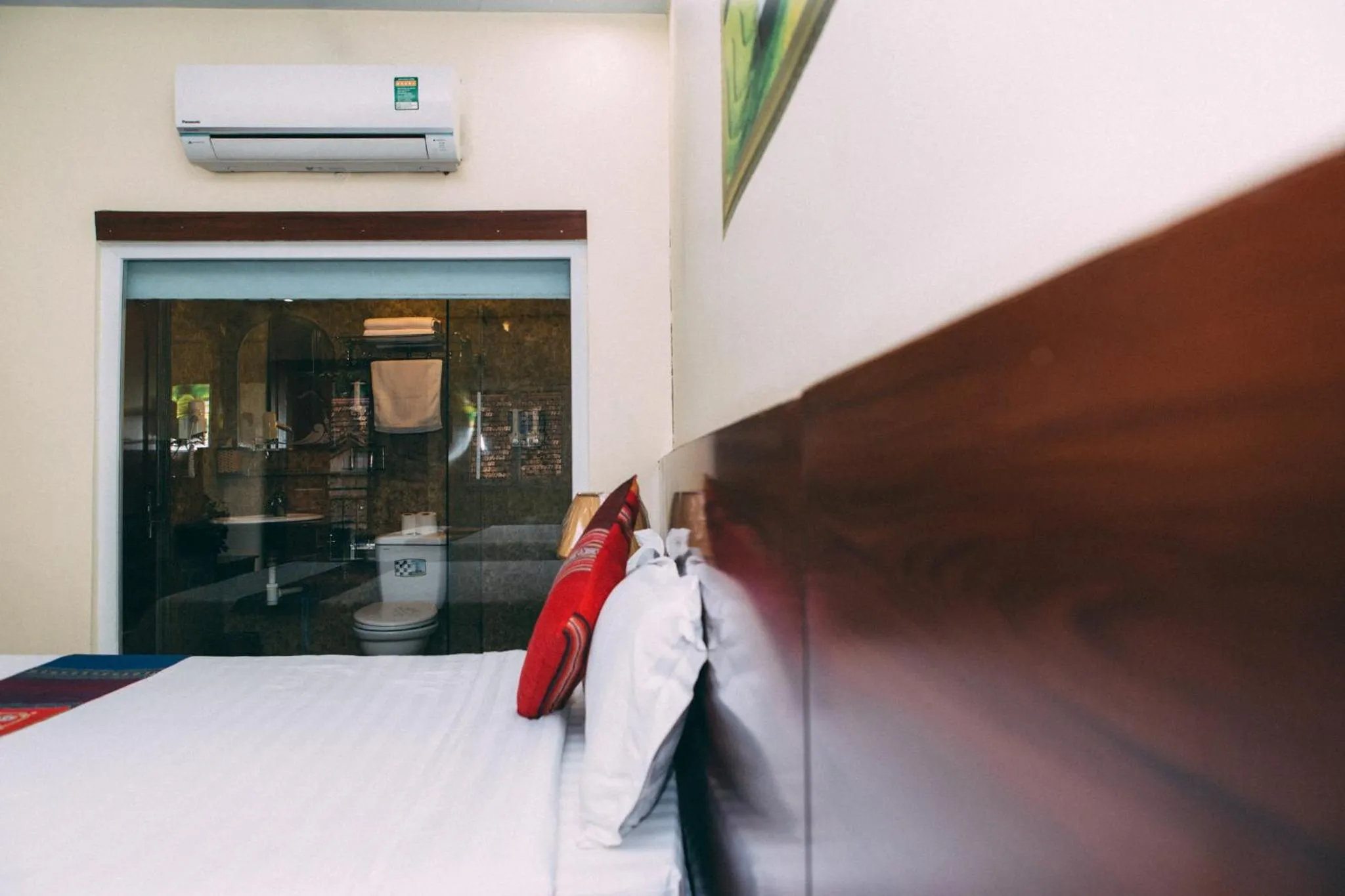 Bed in Sapa Unique Hotel