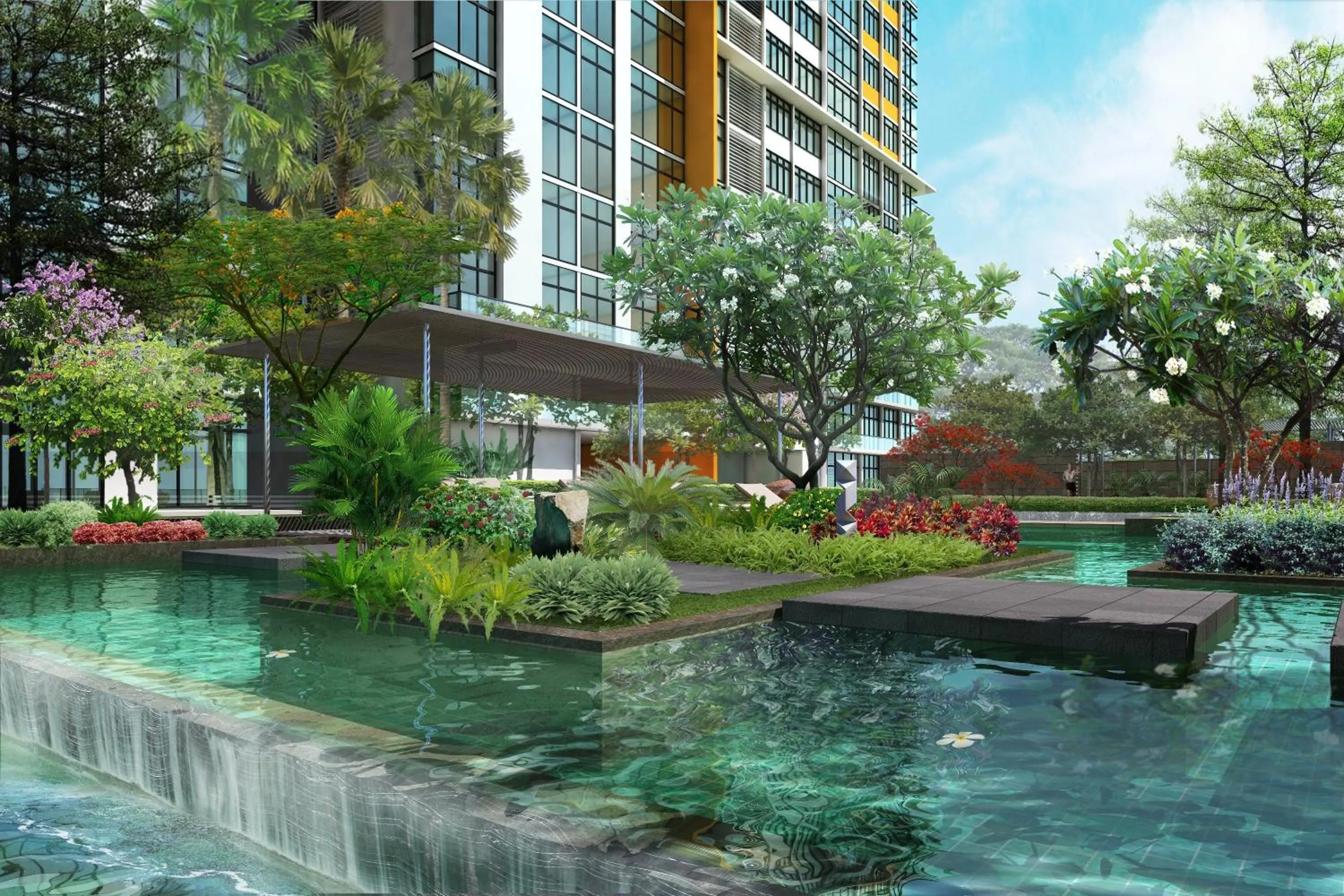 Facade/entrance in Somerset Vista Ho Chi Minh City