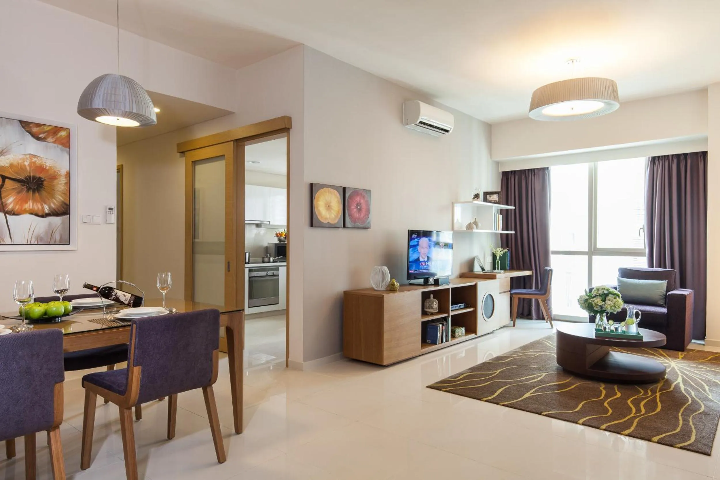 Living room in Somerset Vista Ho Chi Minh City