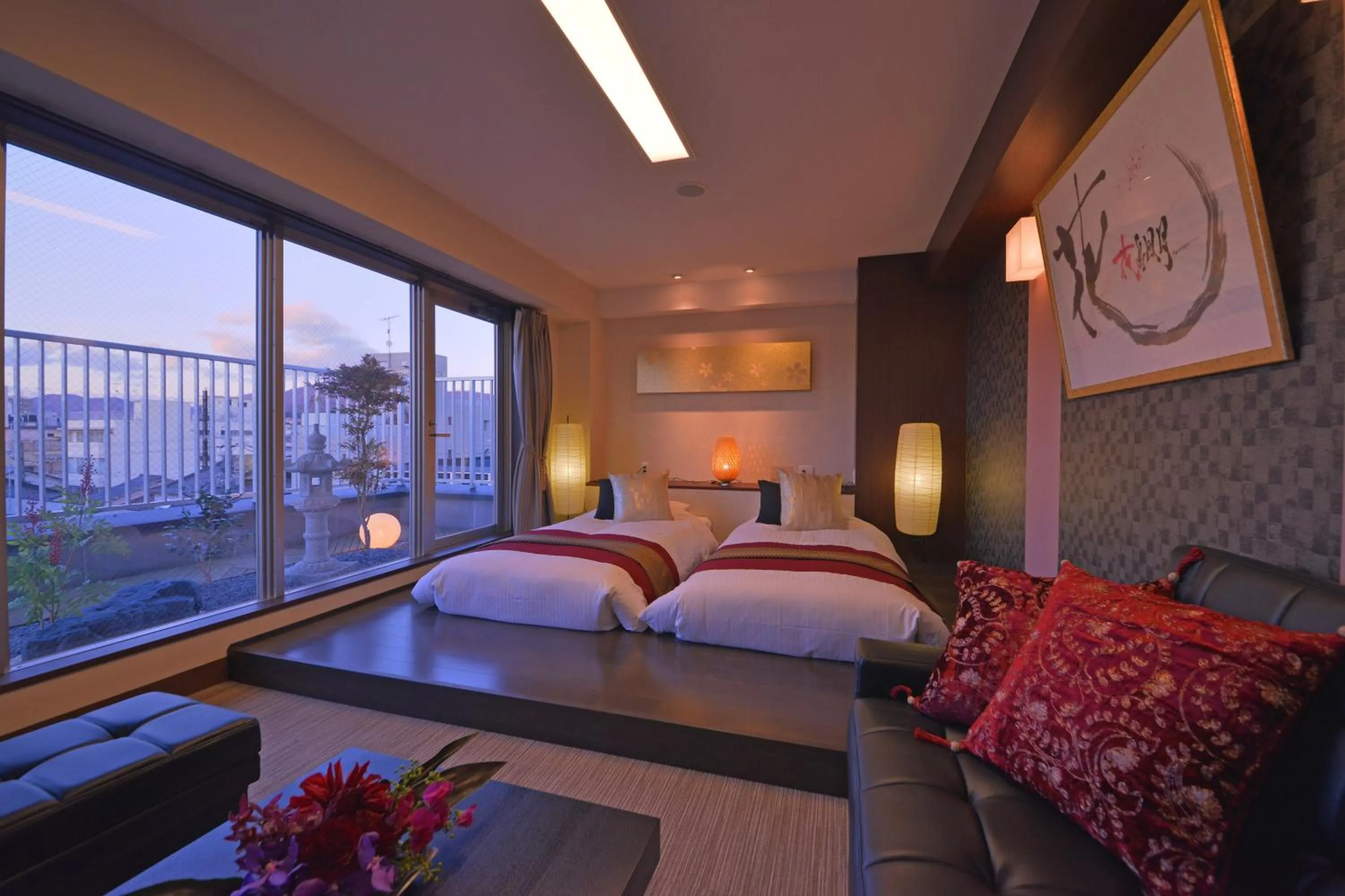 Bedroom in Kyoto Hana Hotel