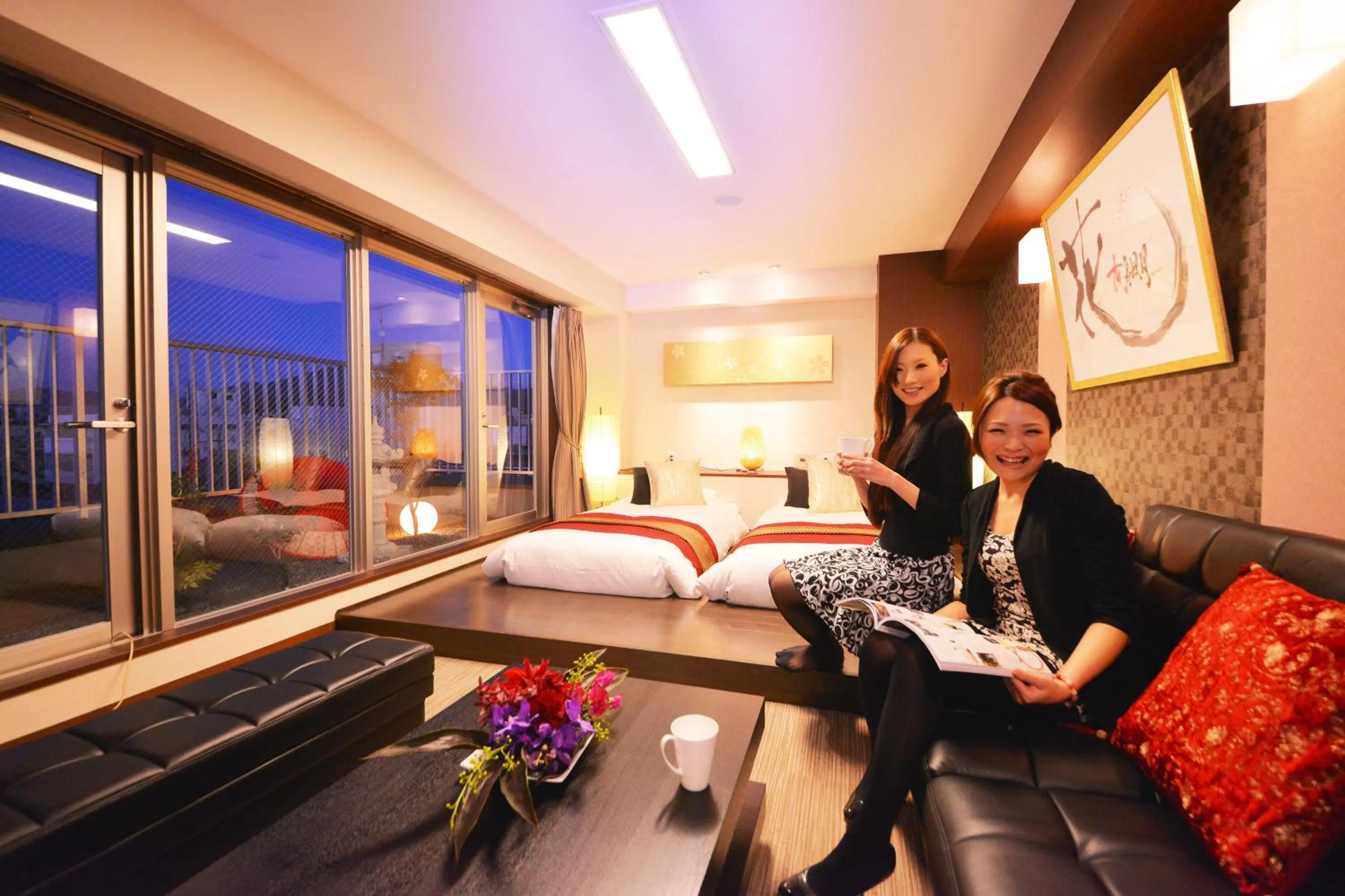 Bedroom in Kyoto Hana Hotel