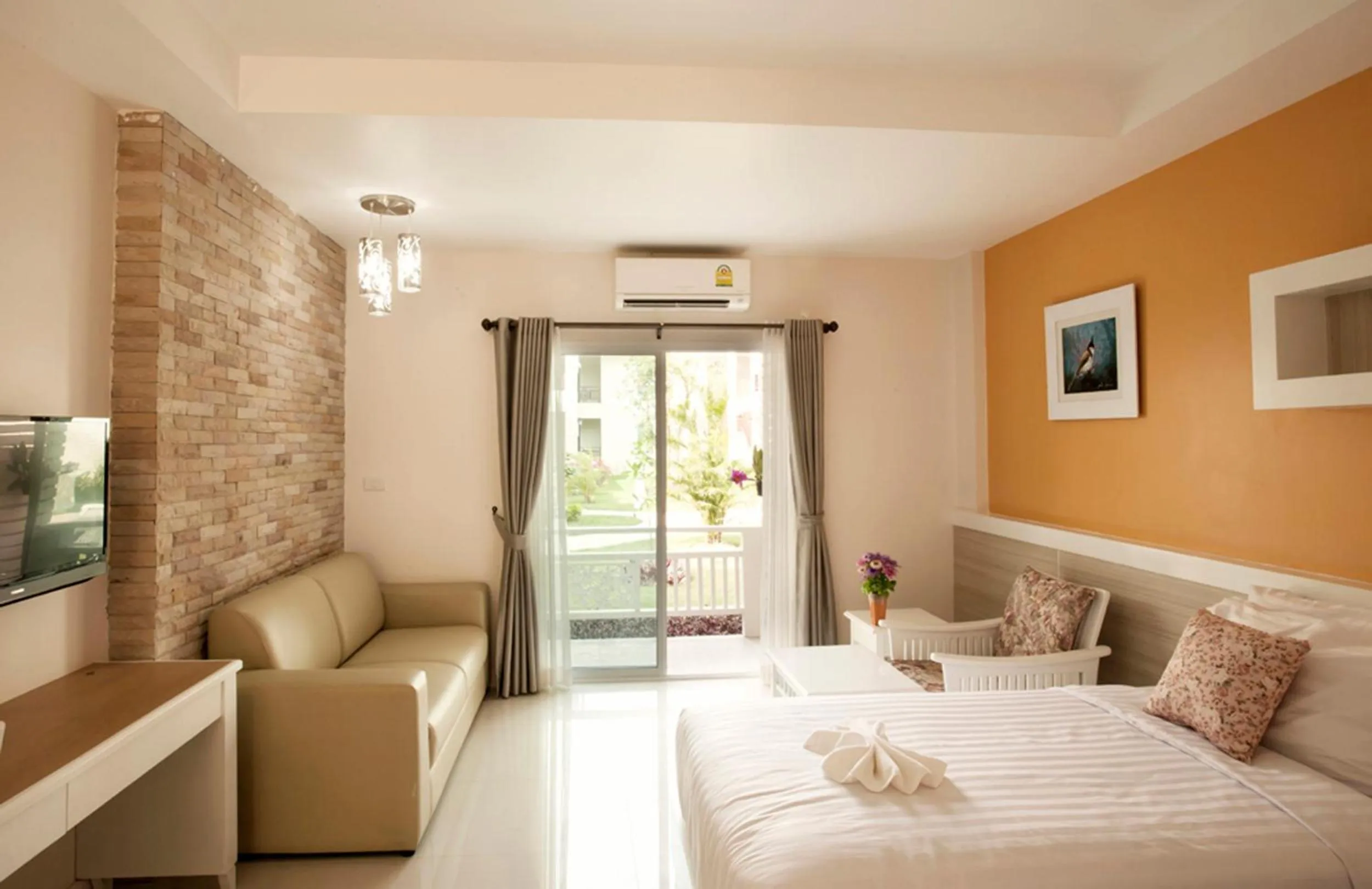 Decorative detail, Bed in Nantrungjai Boutique Hotel