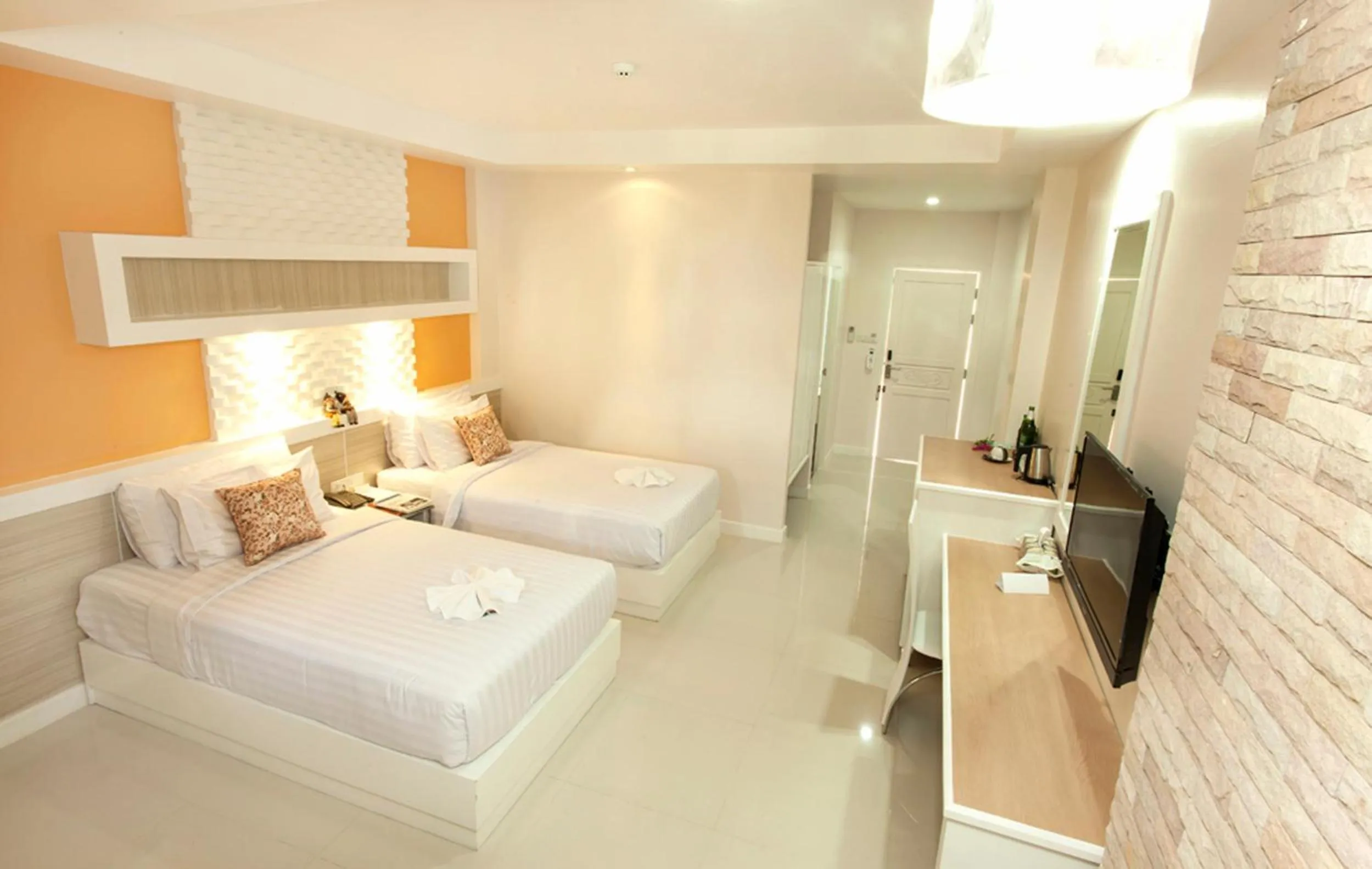 Decorative detail, Bed in Nantrungjai Boutique Hotel