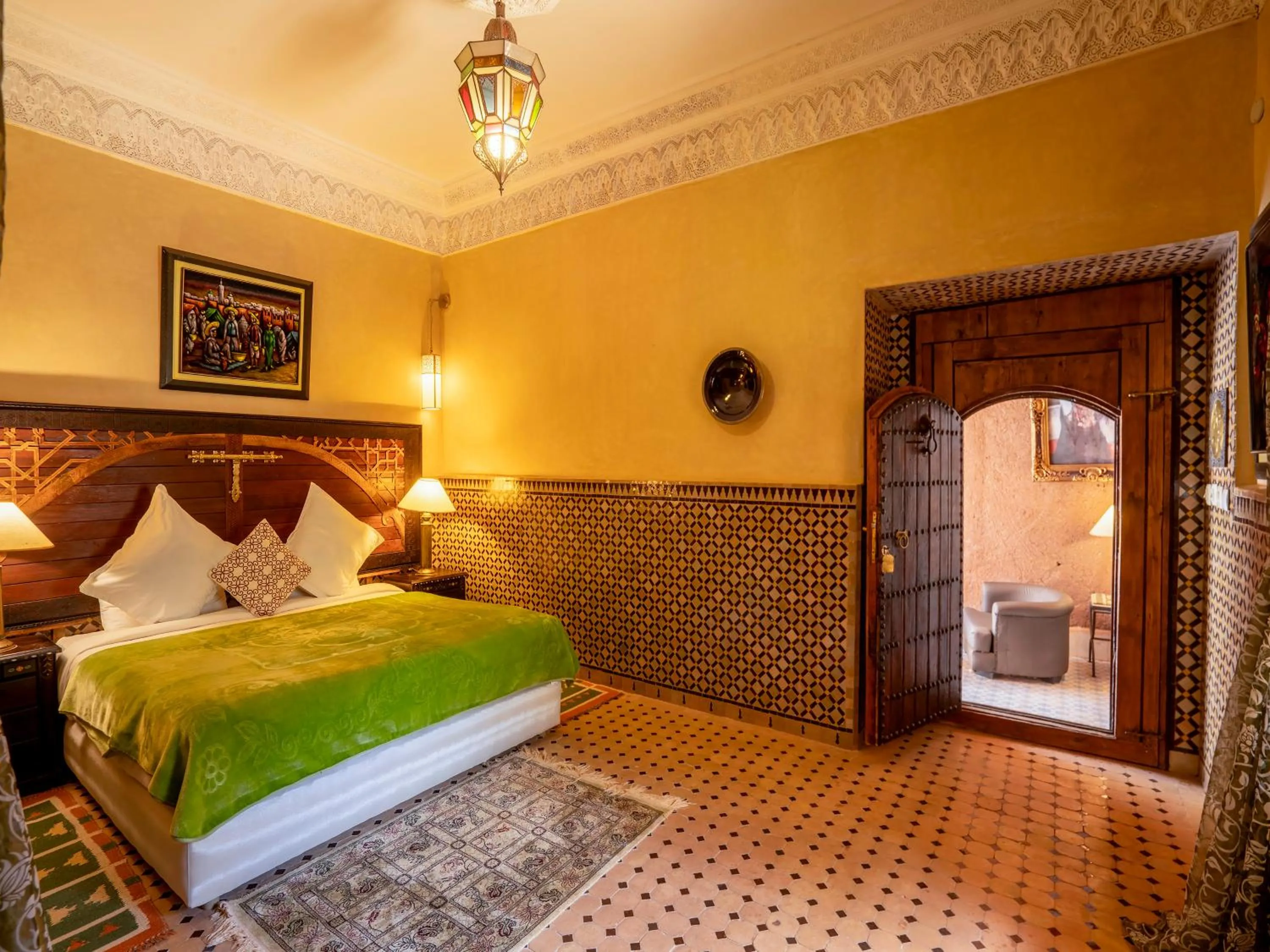 Photo of the whole room, Bed in Clé De Sol Riad & SPA