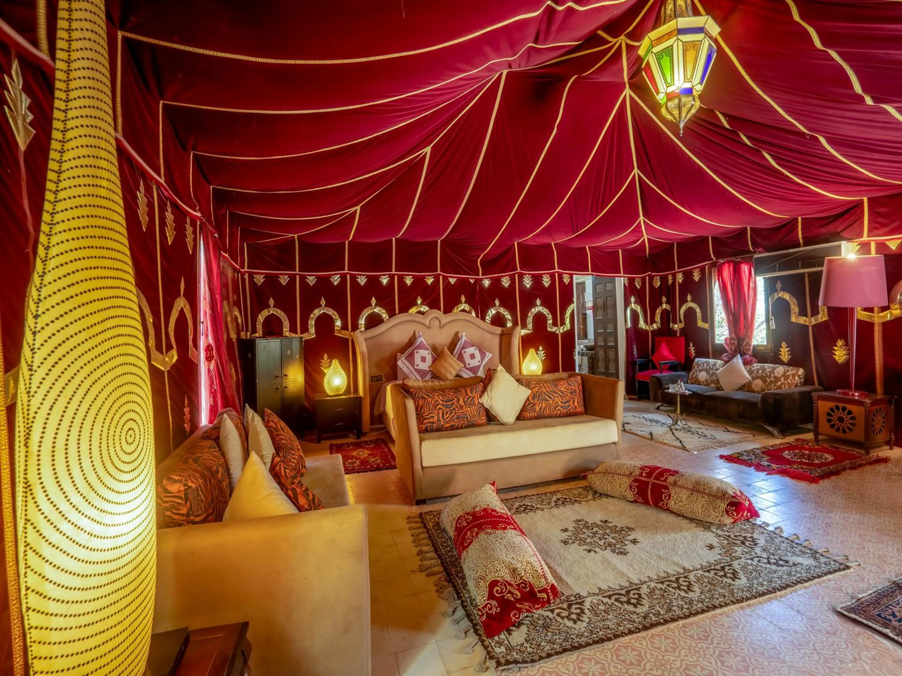 Bed in Clé De Sol Riad & SPA