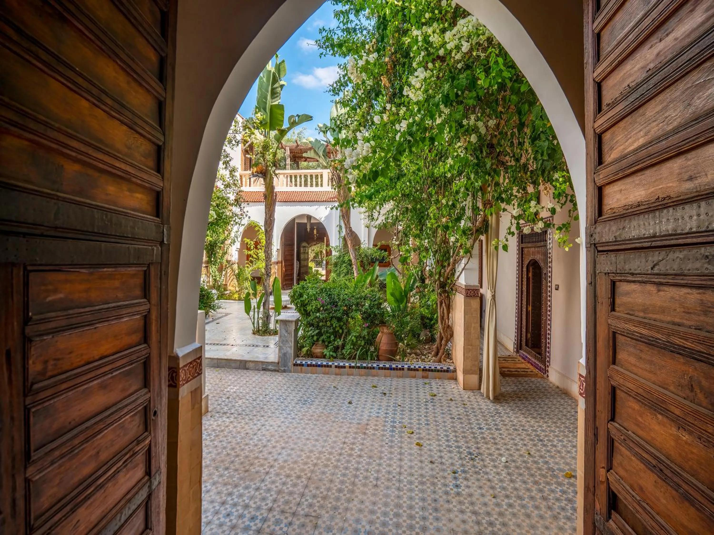 Patio in Clé De Sol Riad & SPA