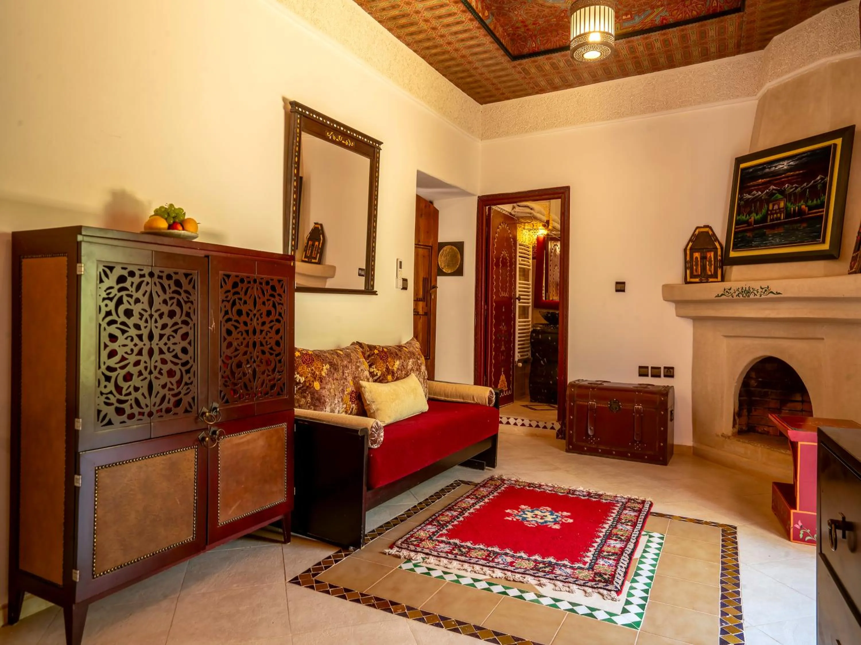 Living room in Clé De Sol Riad & SPA