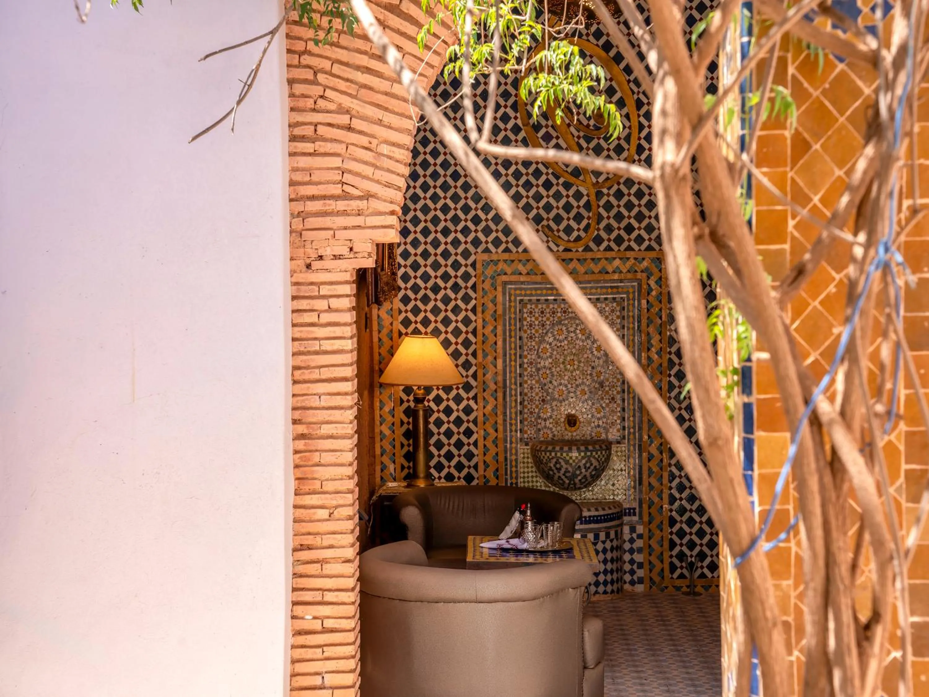 Living room in Clé De Sol Riad & SPA