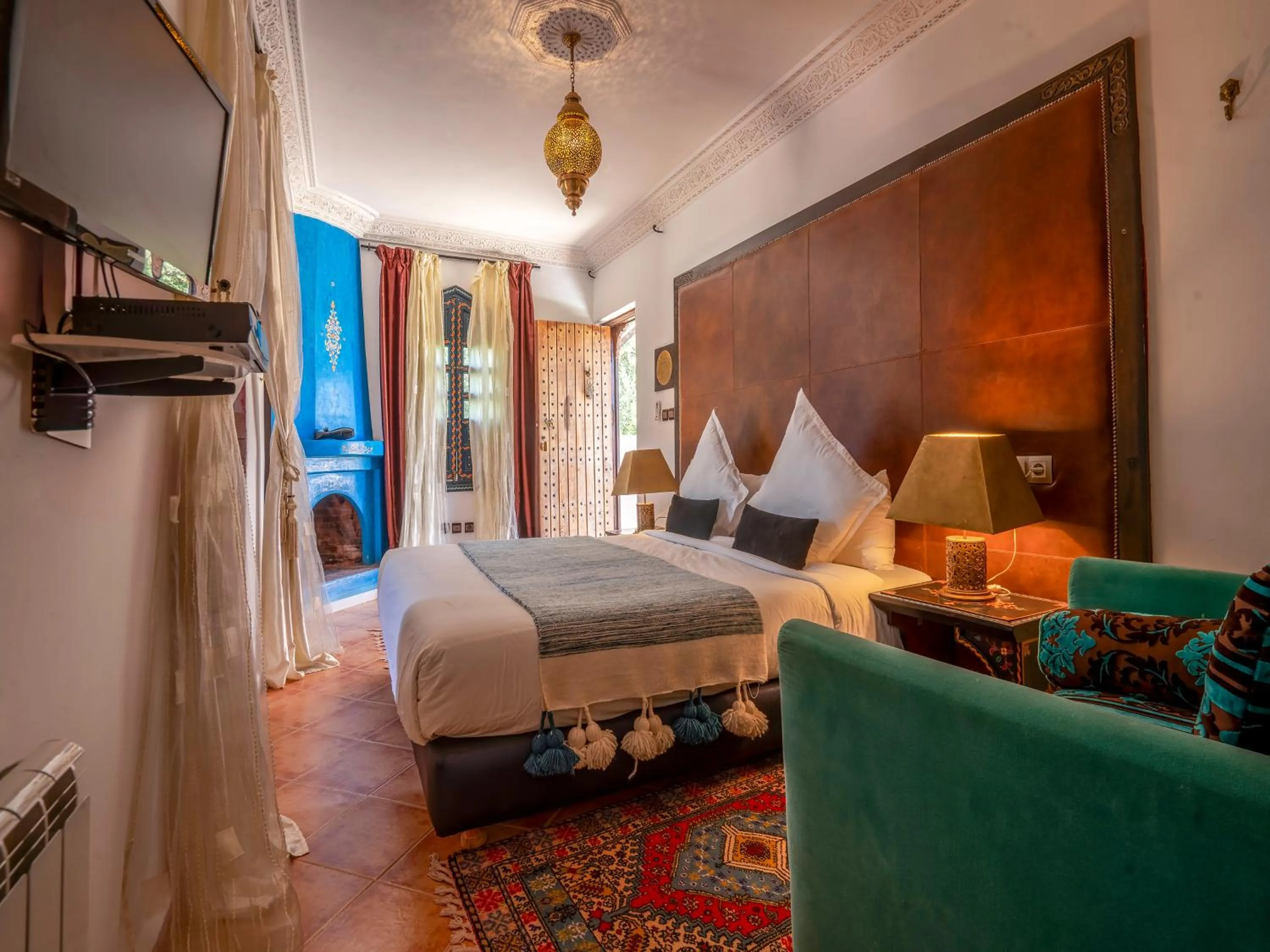 Bed in Clé De Sol Riad & SPA