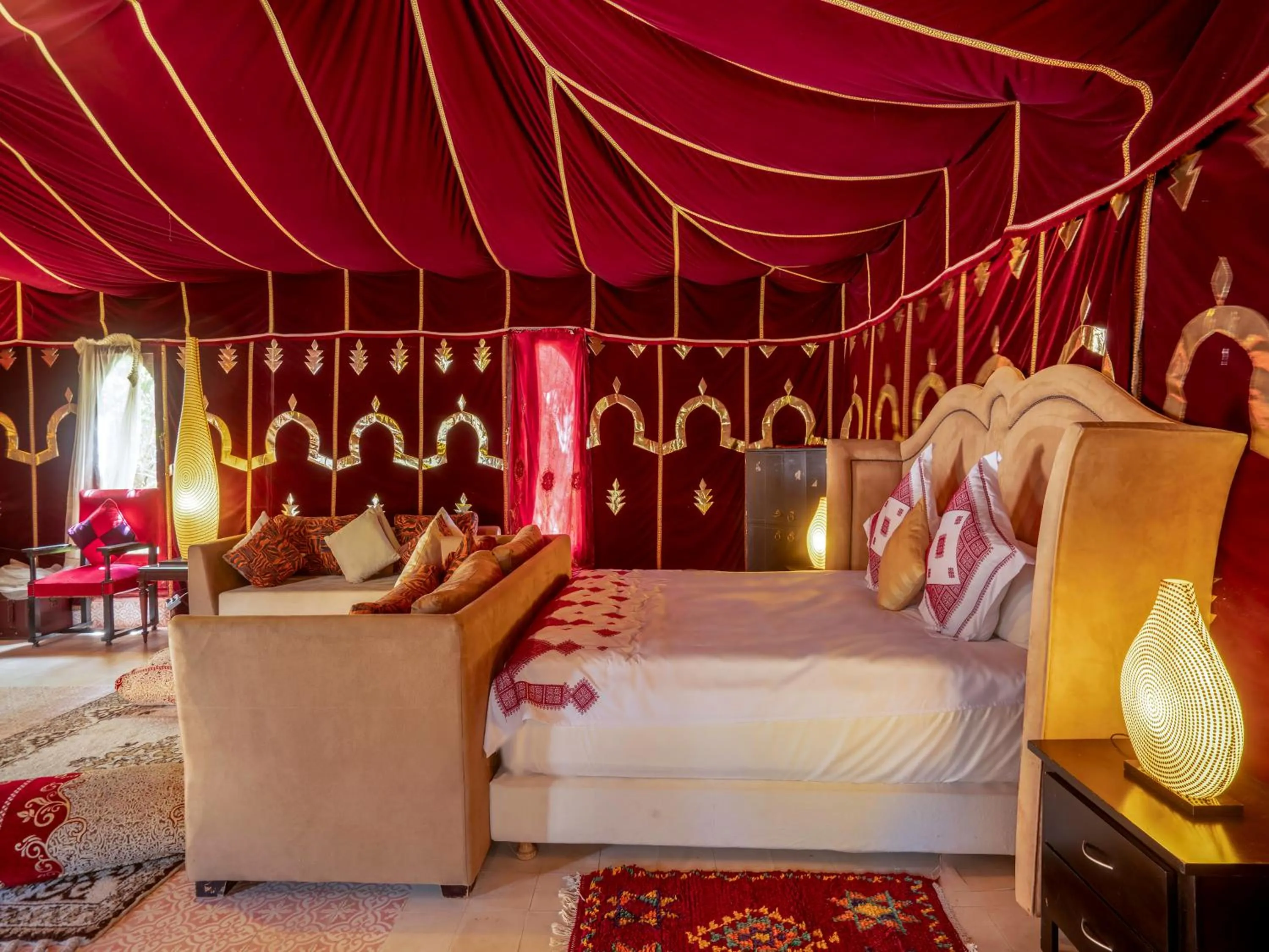 Bed in Clé De Sol Riad & SPA