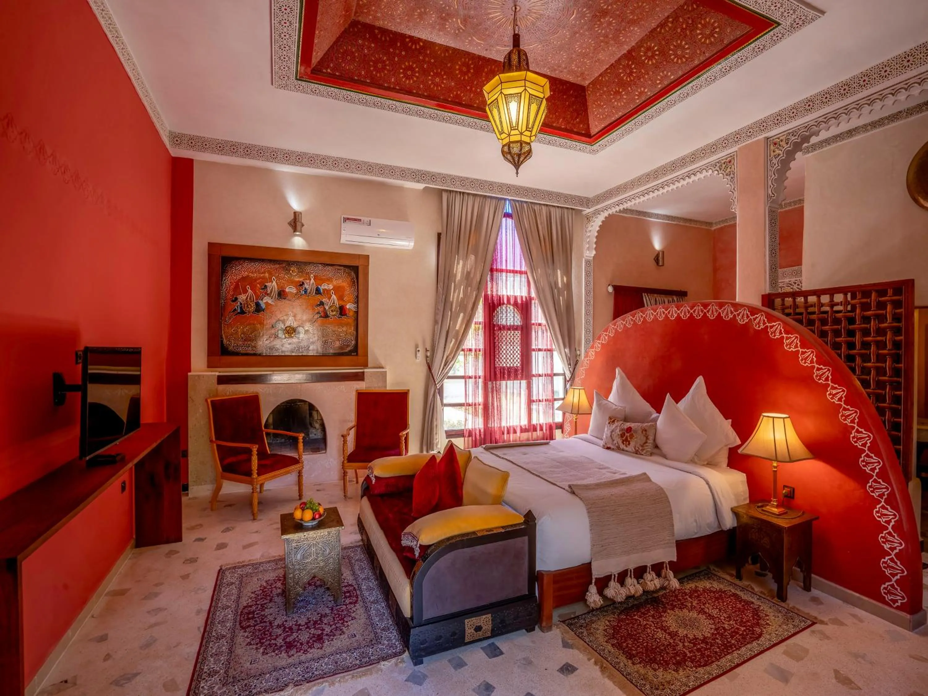 Bed in Clé De Sol Riad & SPA