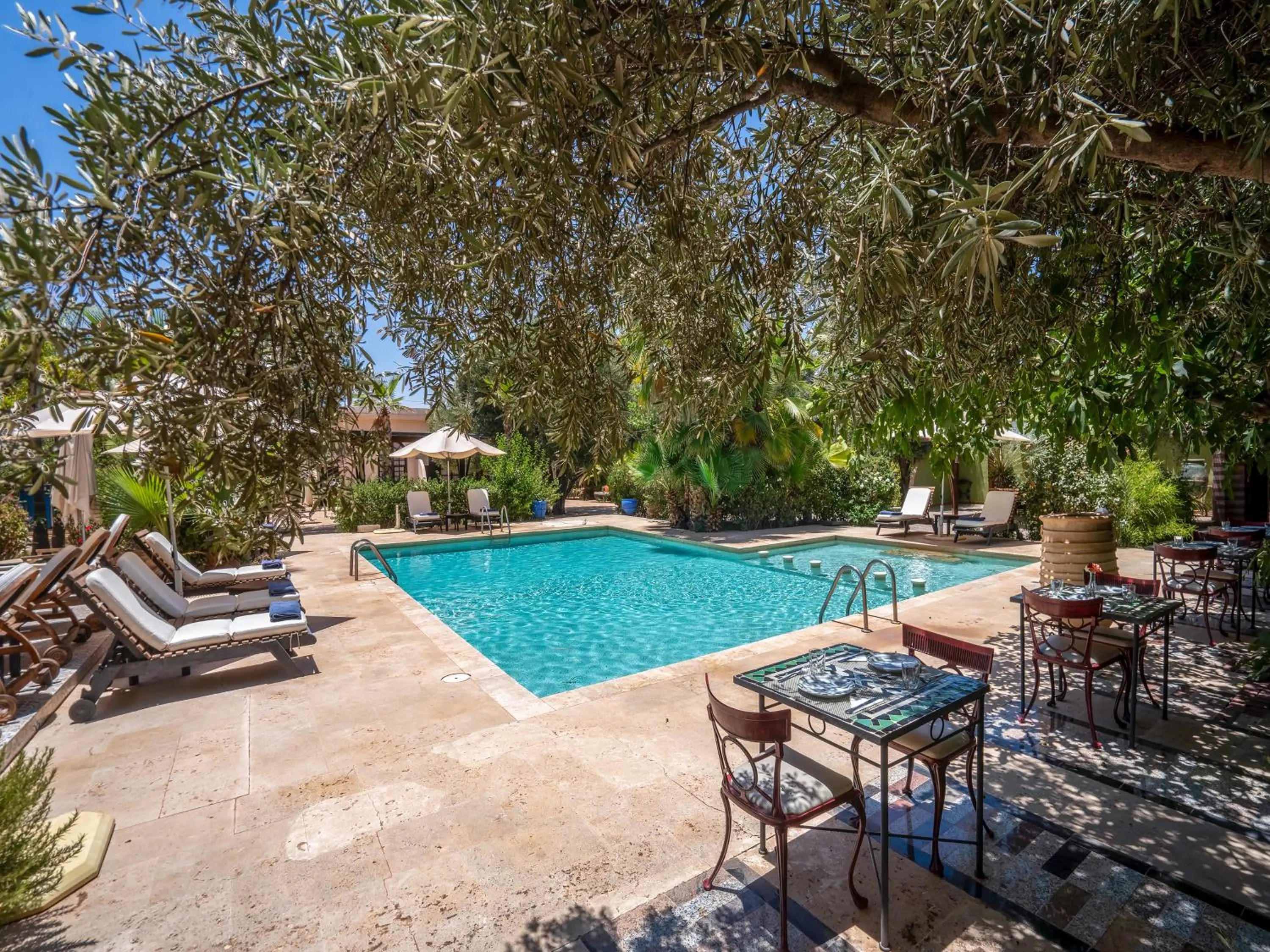 Patio in Clé De Sol Riad & SPA