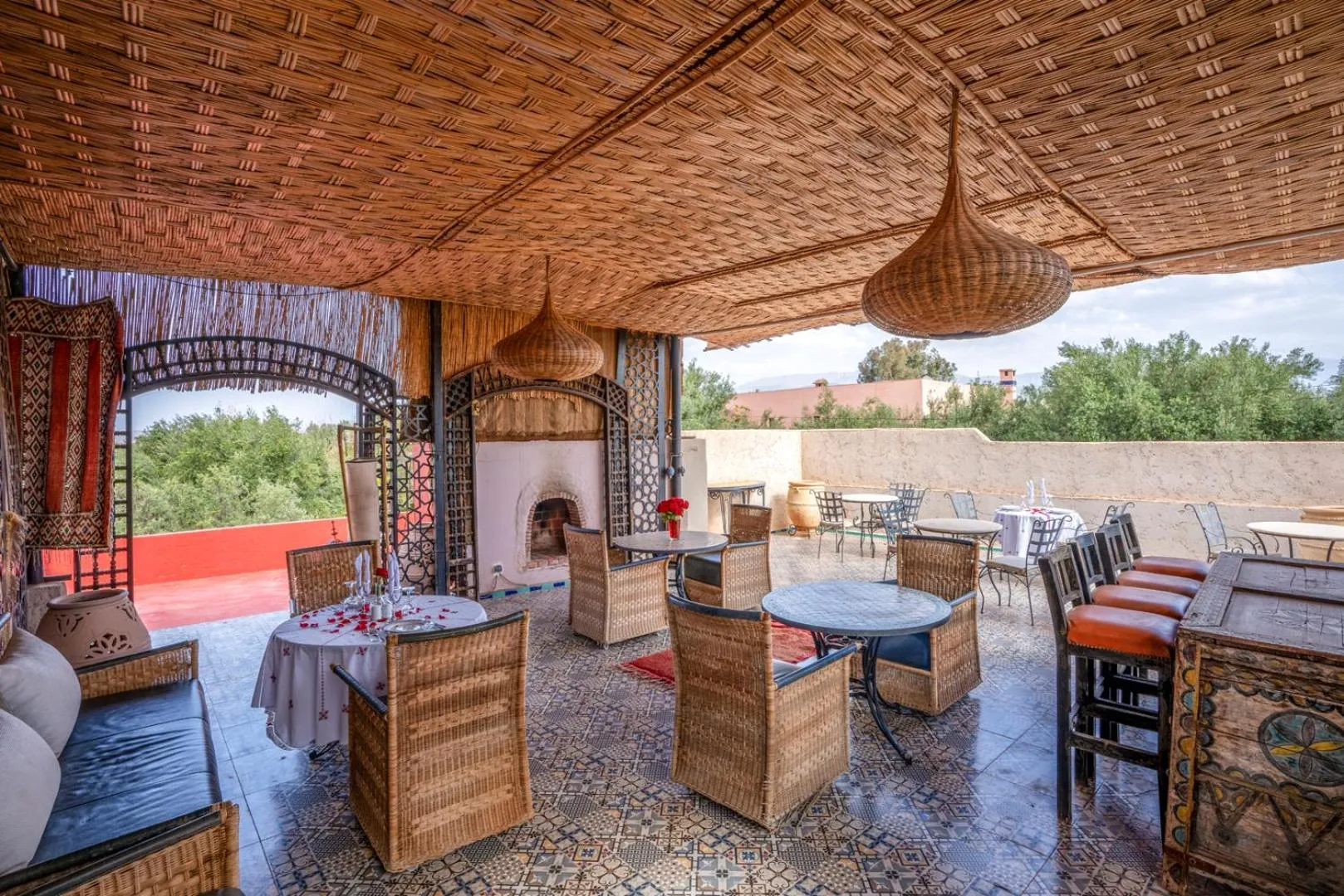 Balcony/Terrace in Clé De Sol Riad & SPA