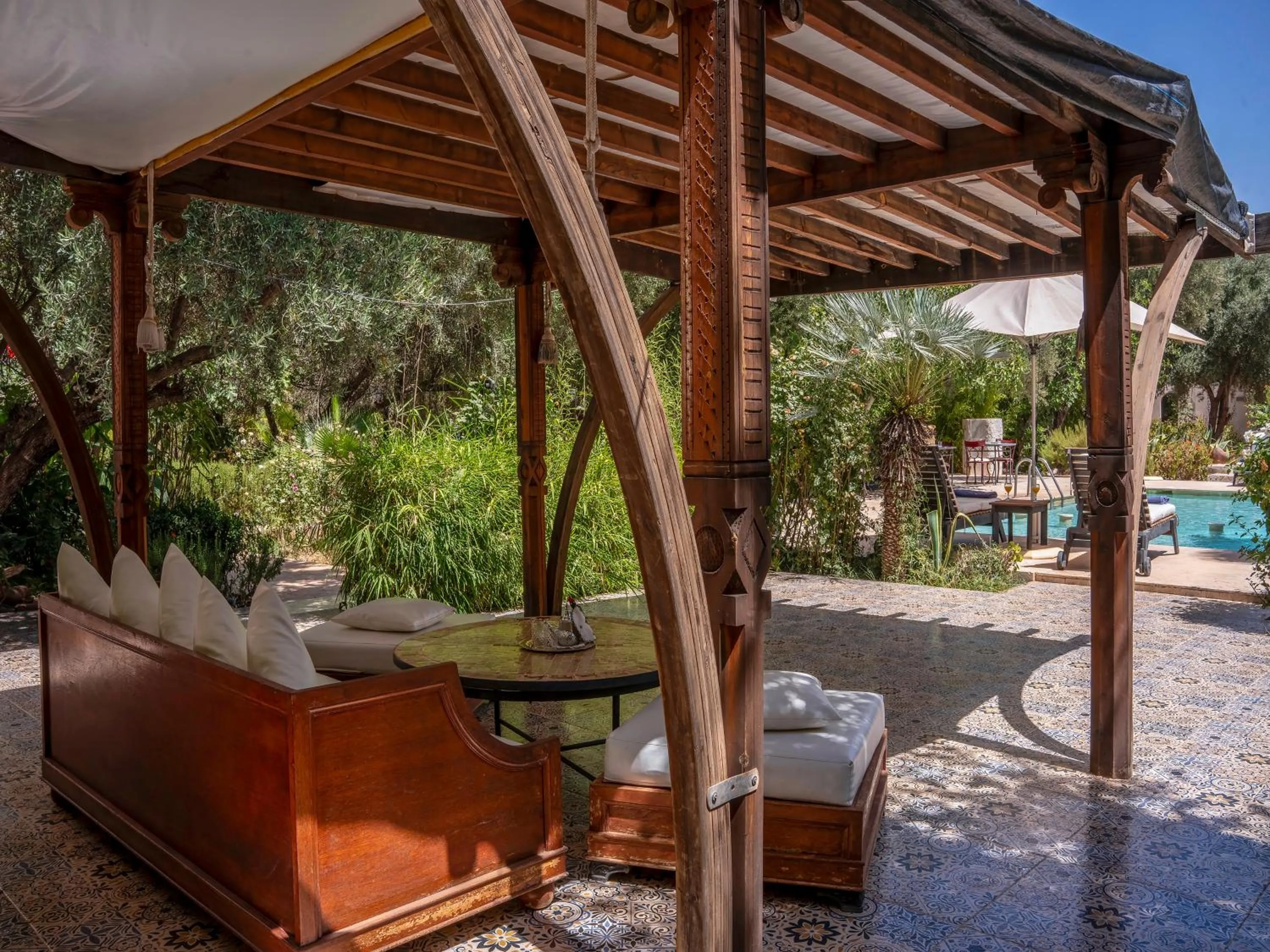 Patio in Clé De Sol Riad & SPA