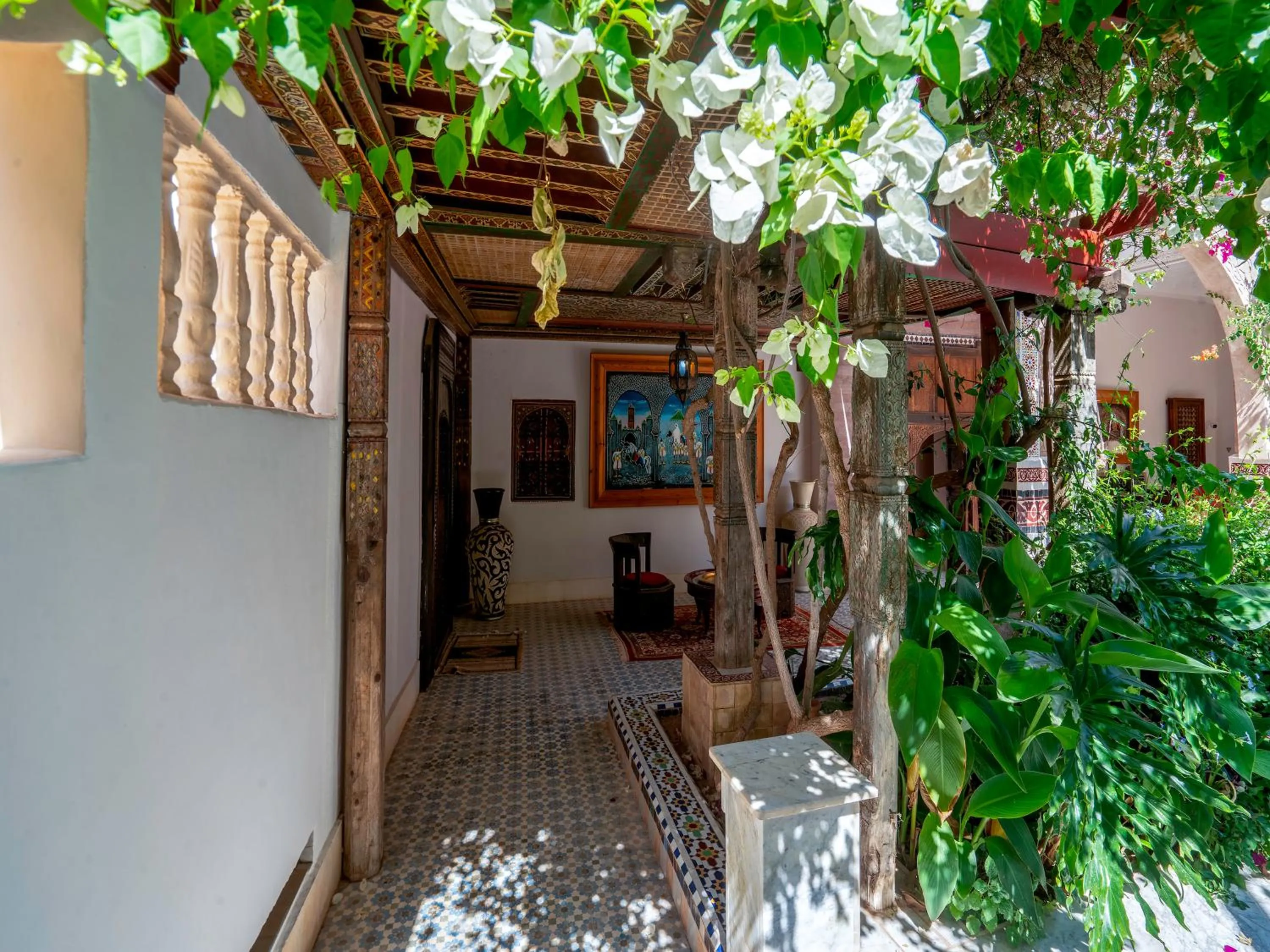 Patio in Clé De Sol Riad & SPA