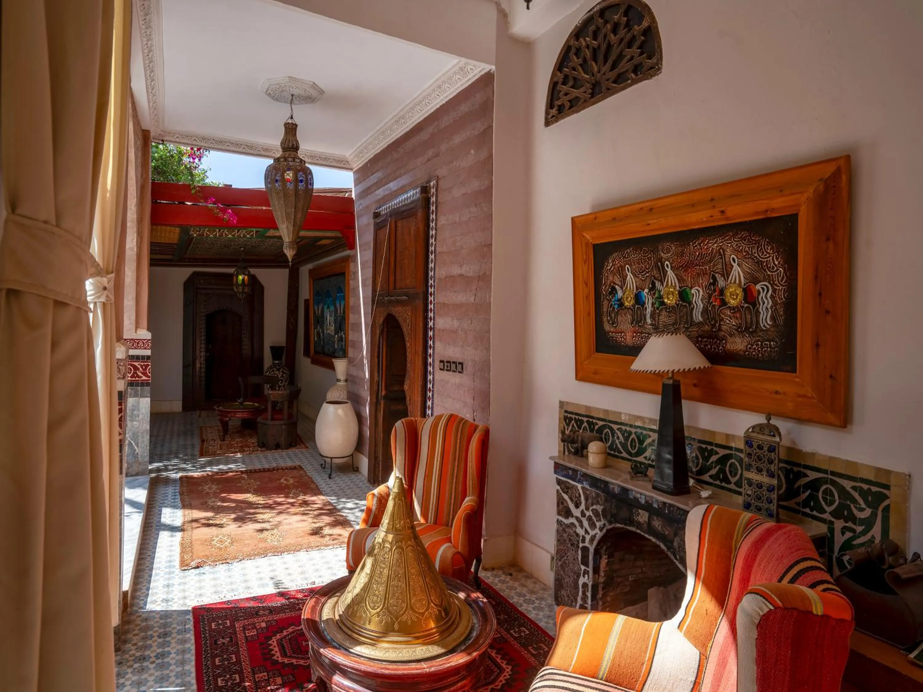 Patio in Clé De Sol Riad & SPA