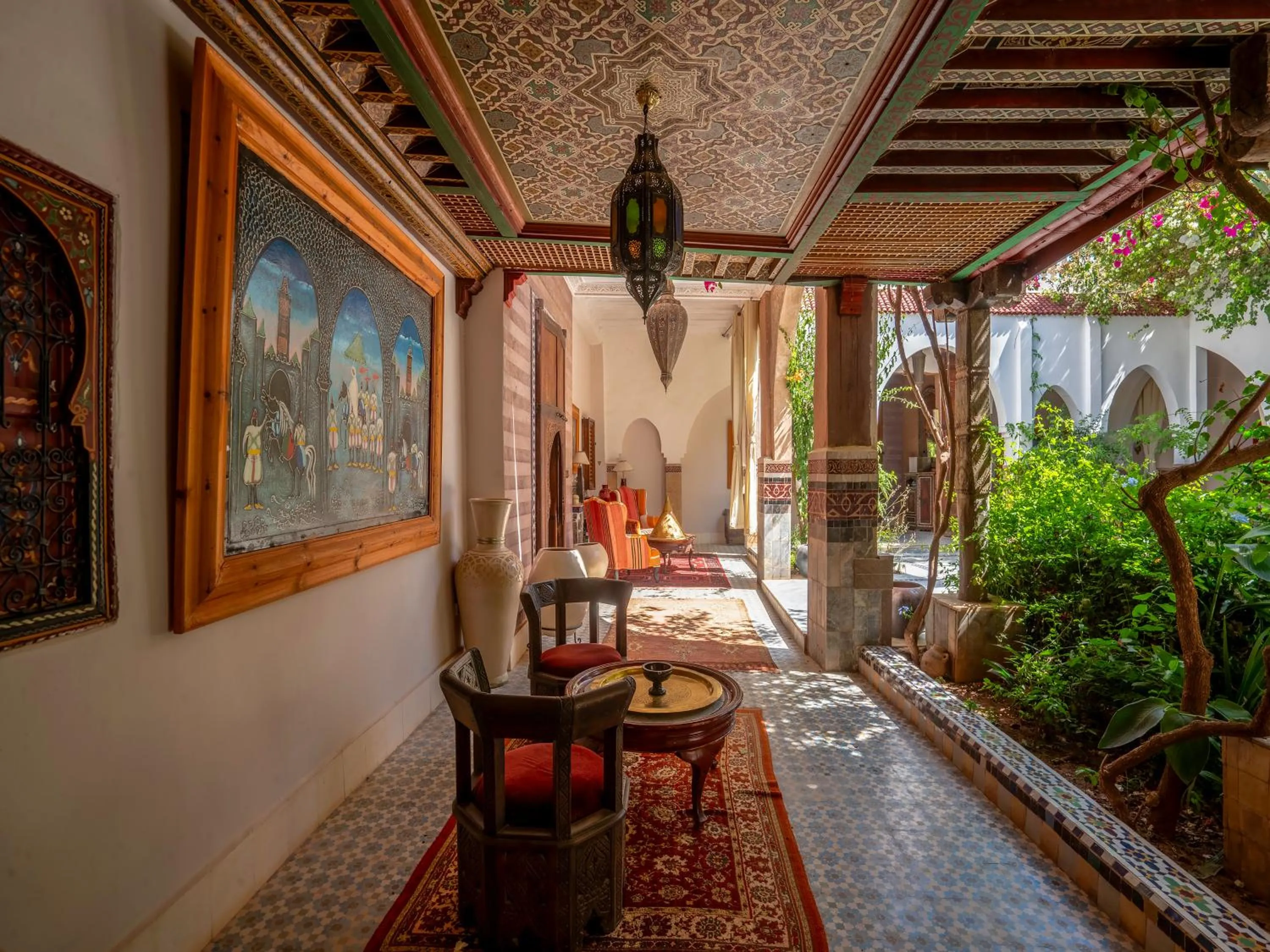 Patio in Clé De Sol Riad & SPA