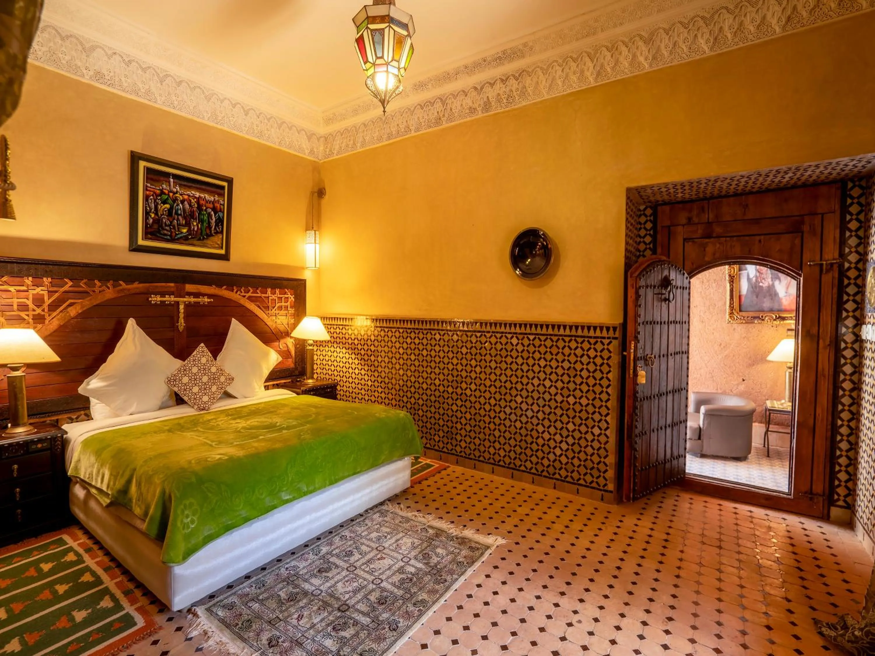 Bedroom, Bed in Clé De Sol Riad & SPA