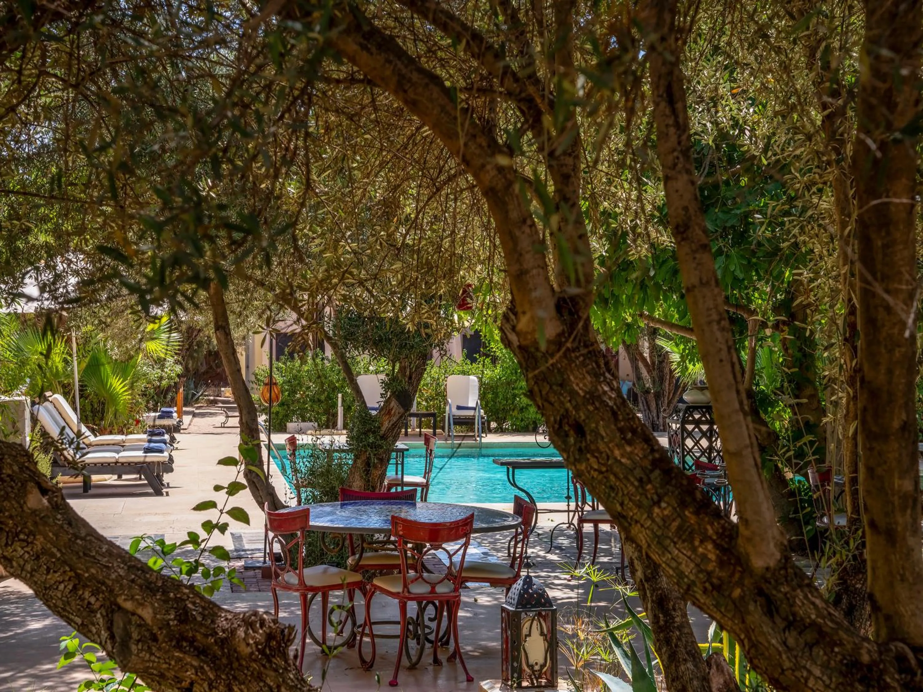 Patio in Clé De Sol Riad & SPA