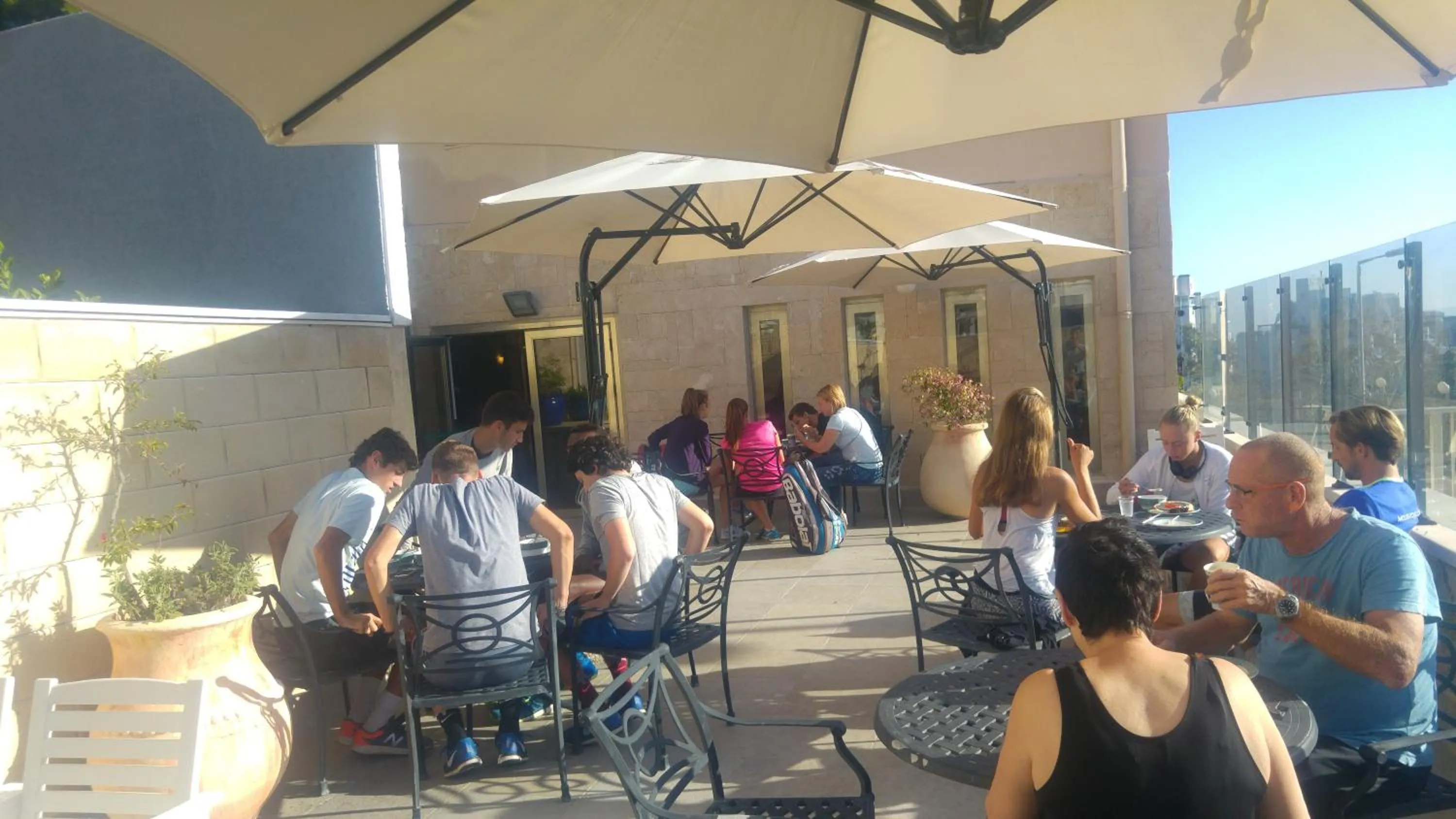 Balcony/Terrace in Marom Hotel