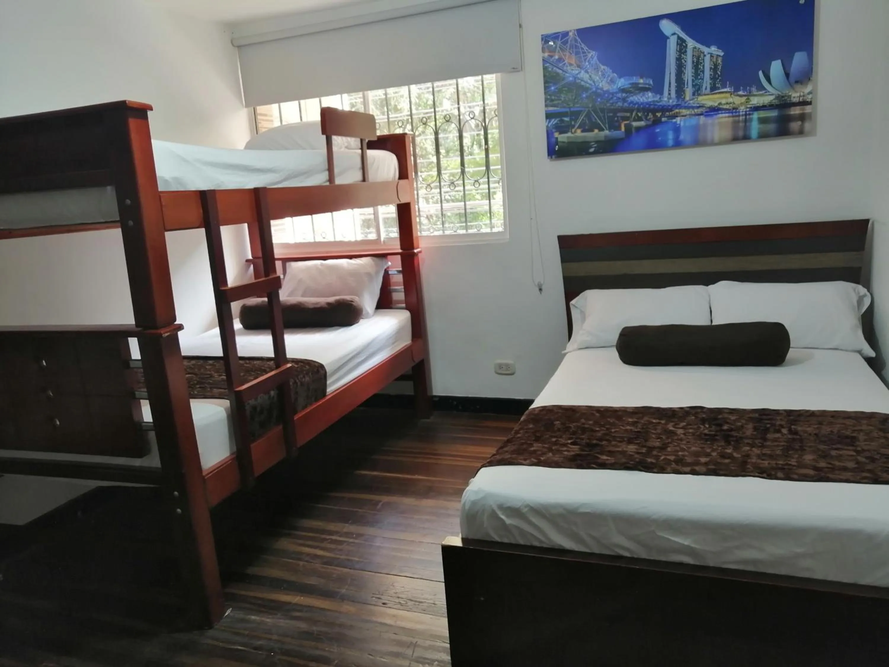 Bed in Hotel Sol del Estadio