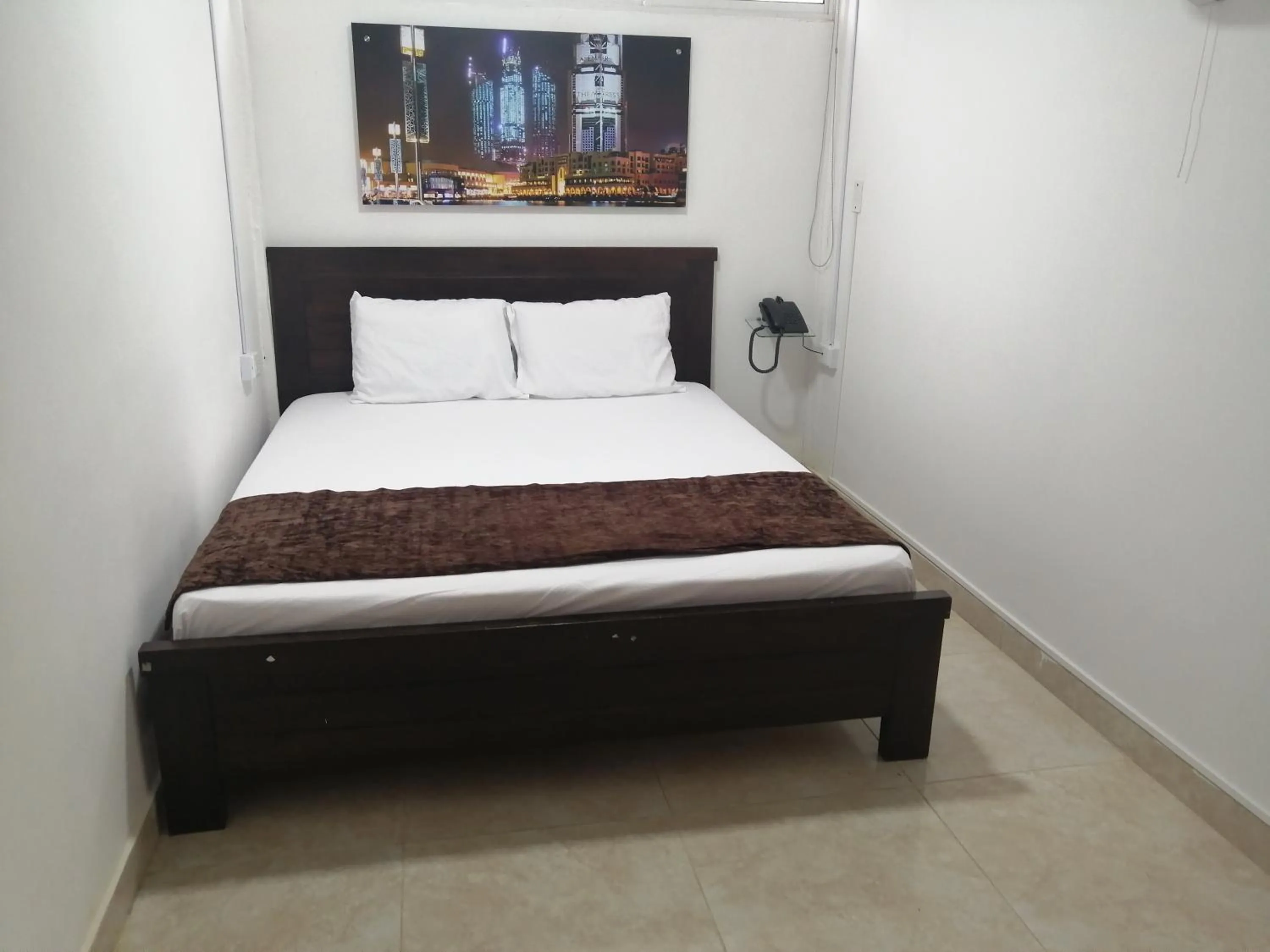 Bed in Hotel Sol del Estadio