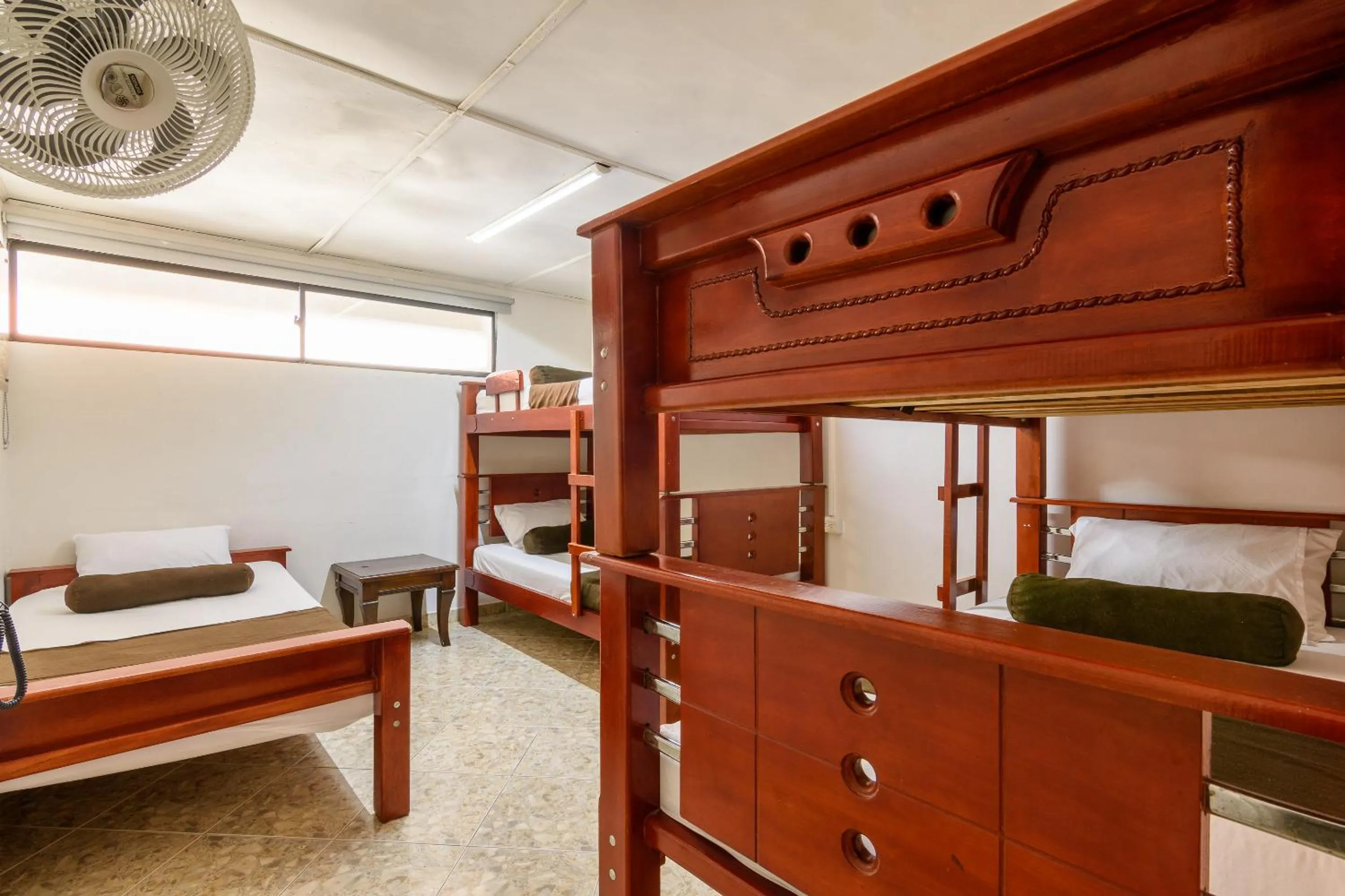 Bed in Hotel Sol del Estadio