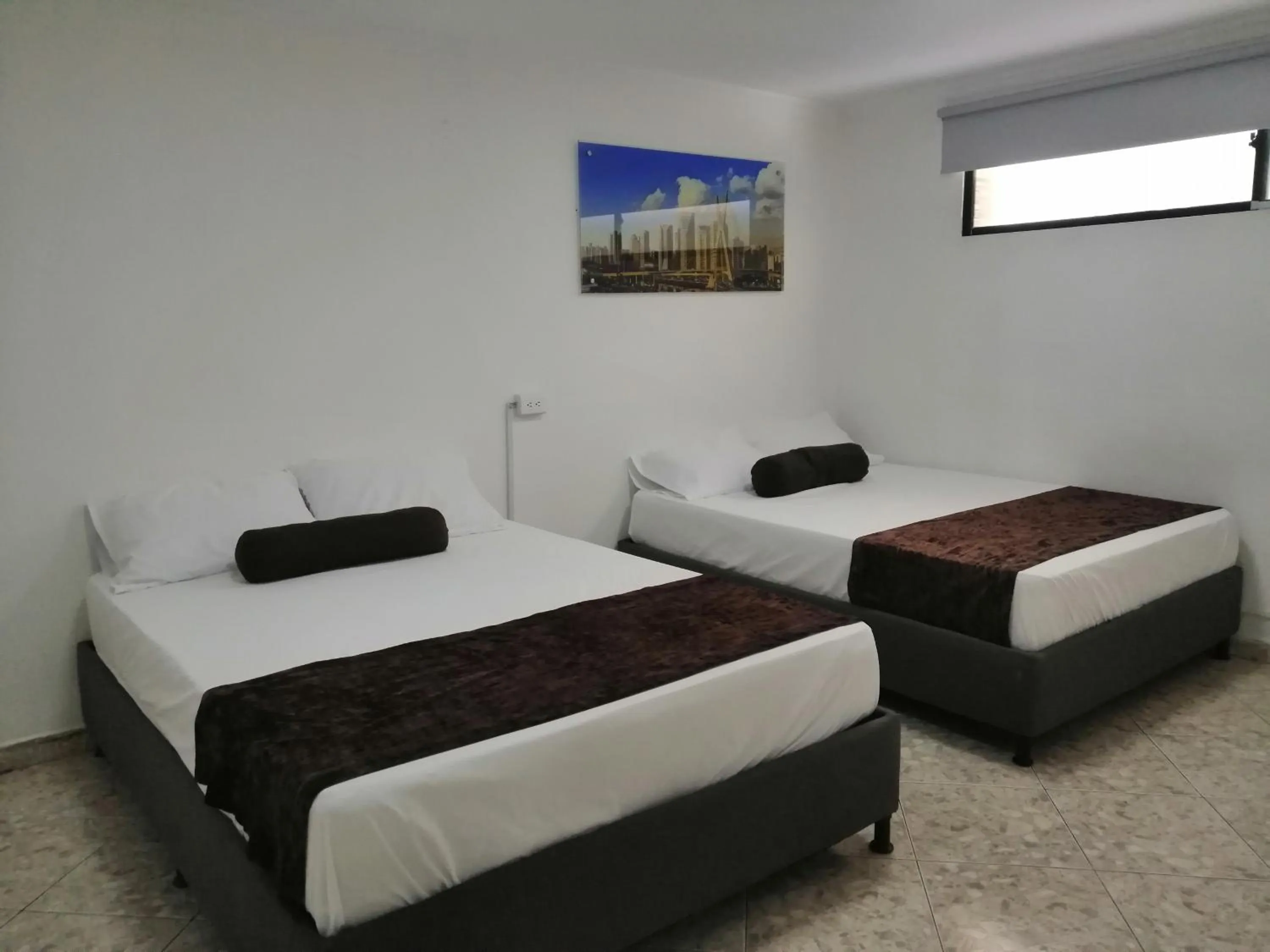 Bed in Hotel Sol del Estadio