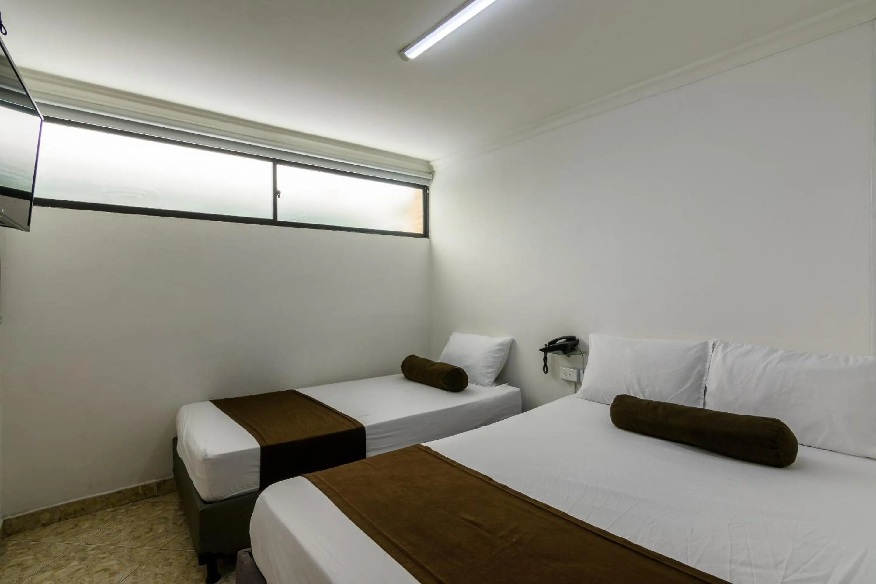 Bed in Hotel Sol del Estadio