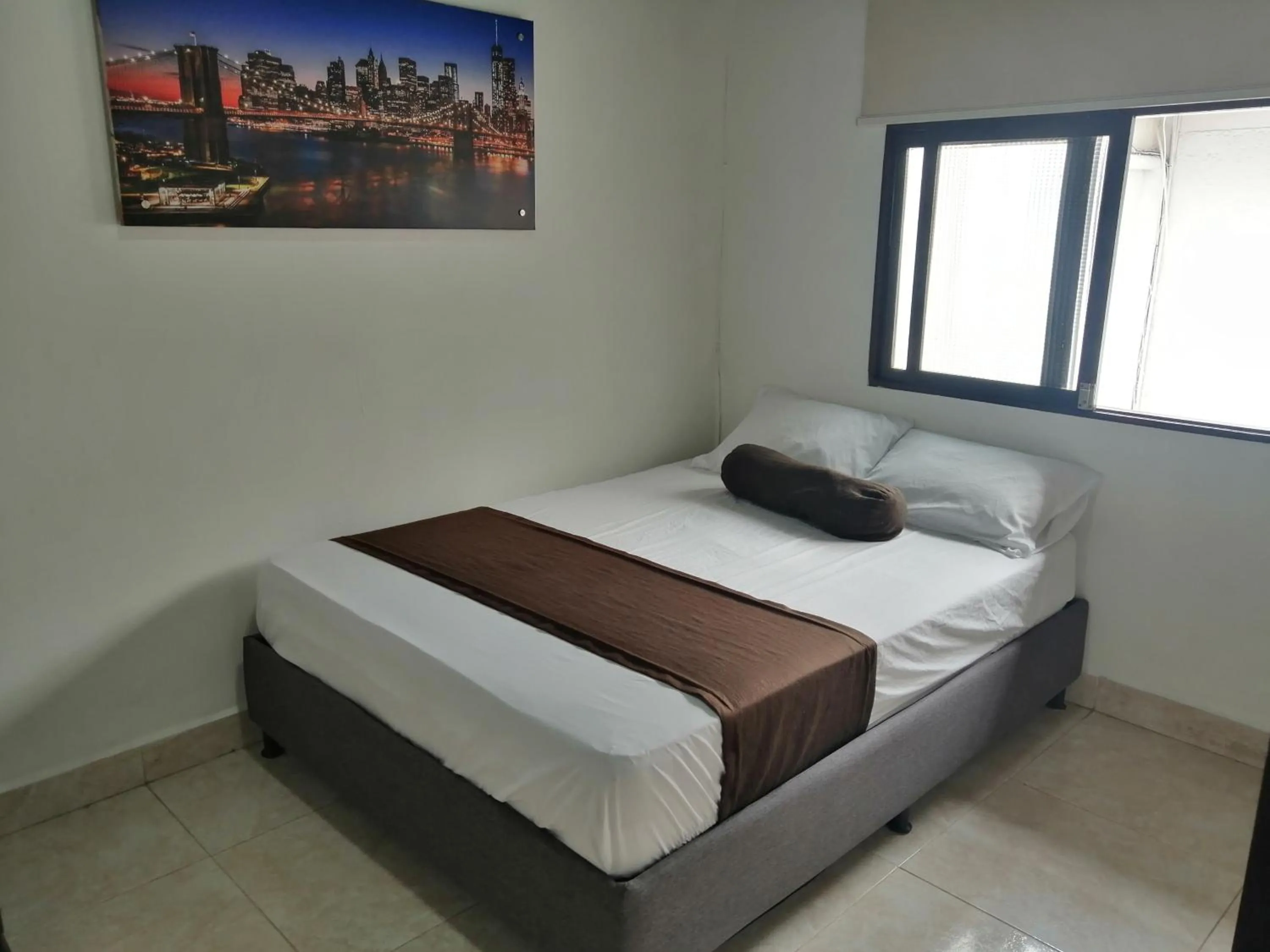 Bed in Hotel Sol del Estadio