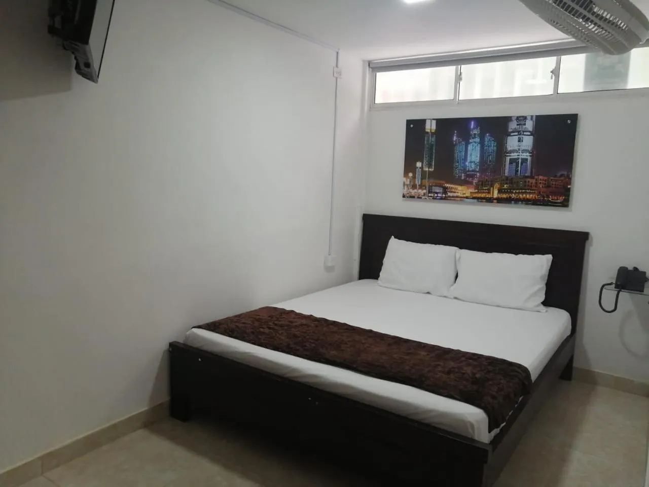 Bed in Hotel Sol del Estadio