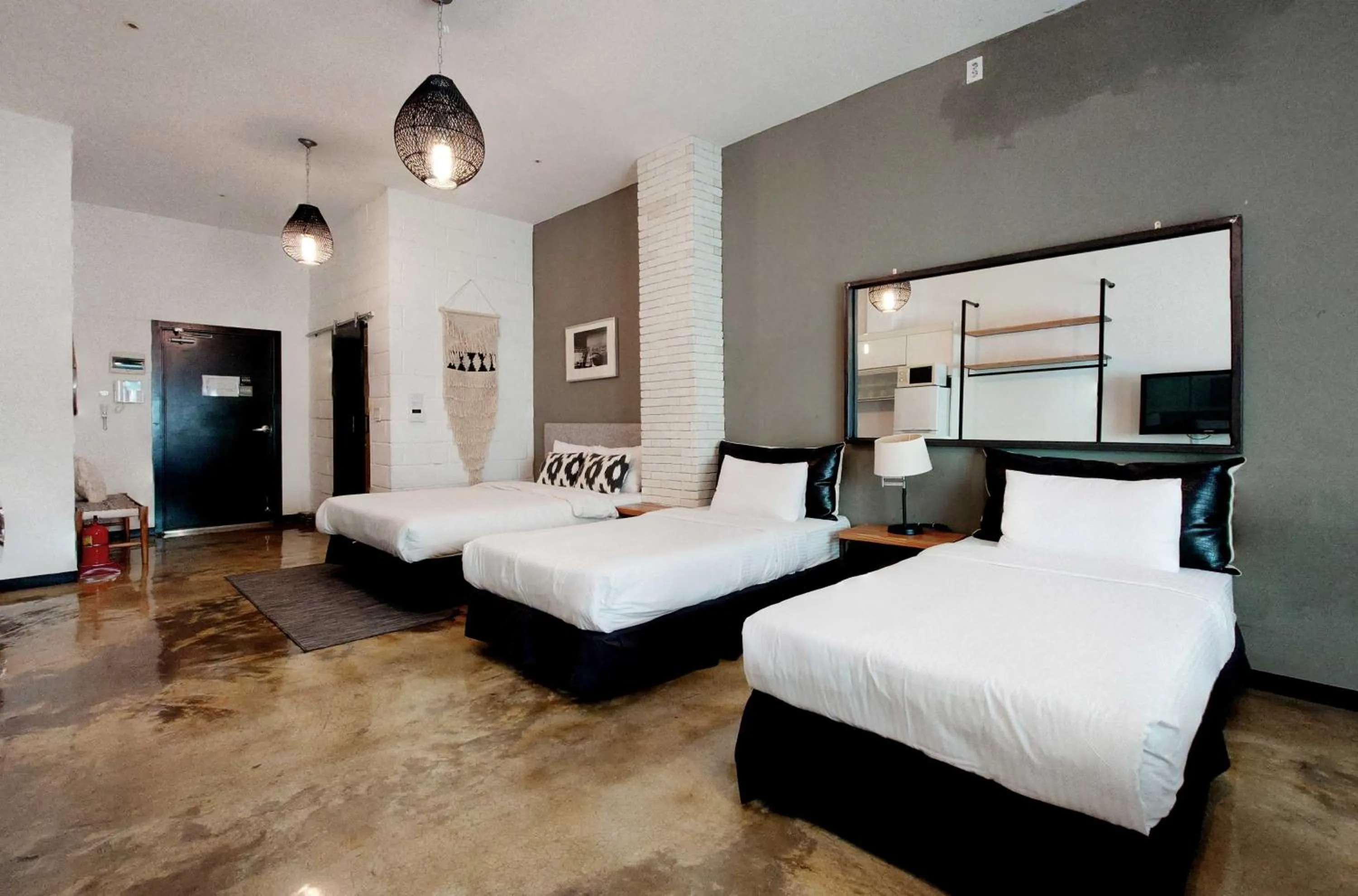 Bedroom, Bed in Seoul Loft Apartments - SLA 7 Night Minimum