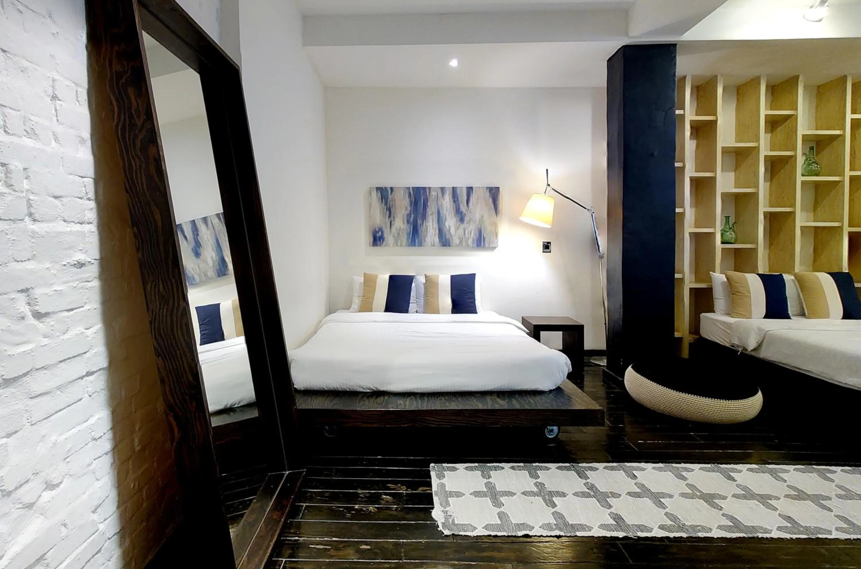 Bedroom, Bed in Seoul Loft Apartments - SLA 7 Night Minimum