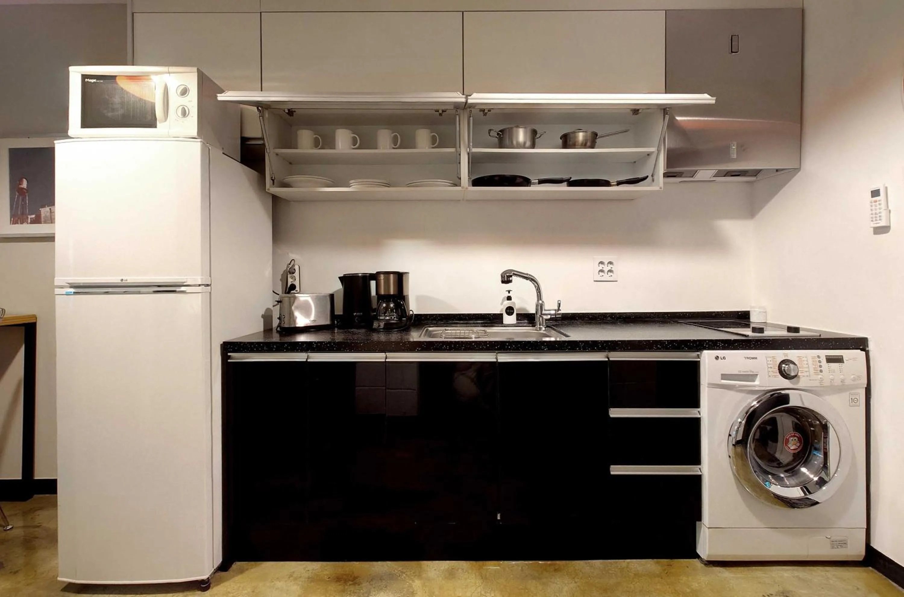 kitchen in Seoul Loft Apartments - SLA 7 Night Minimum