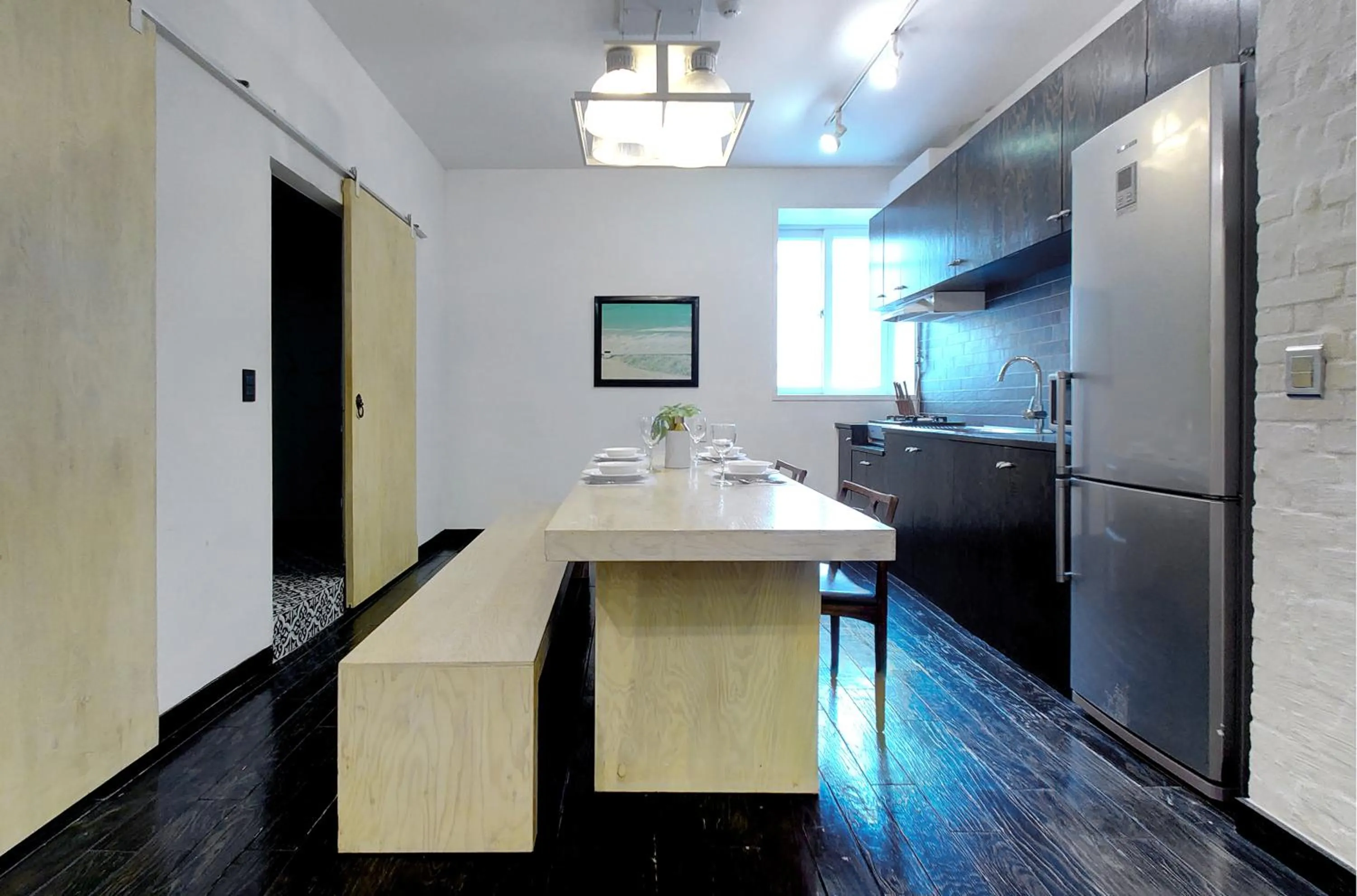 Kitchen or kitchenette in Seoul Loft Apartments - SLA 7 Night Minimum