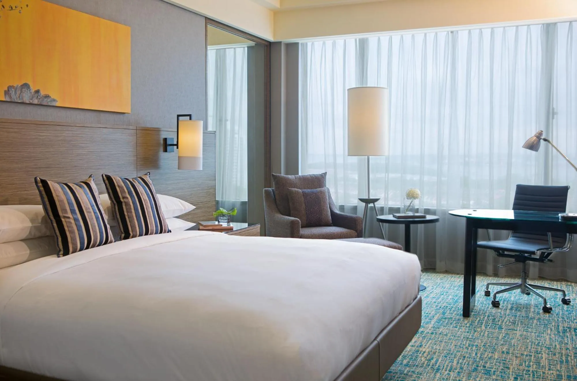 Bed in Renaissance Johor Bahru Hotel