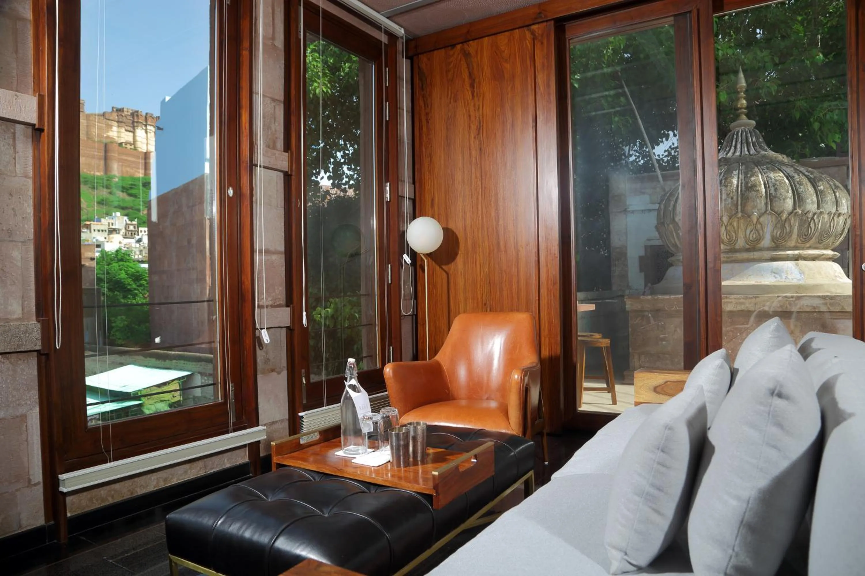 Seating area in RAAS Jodhpur